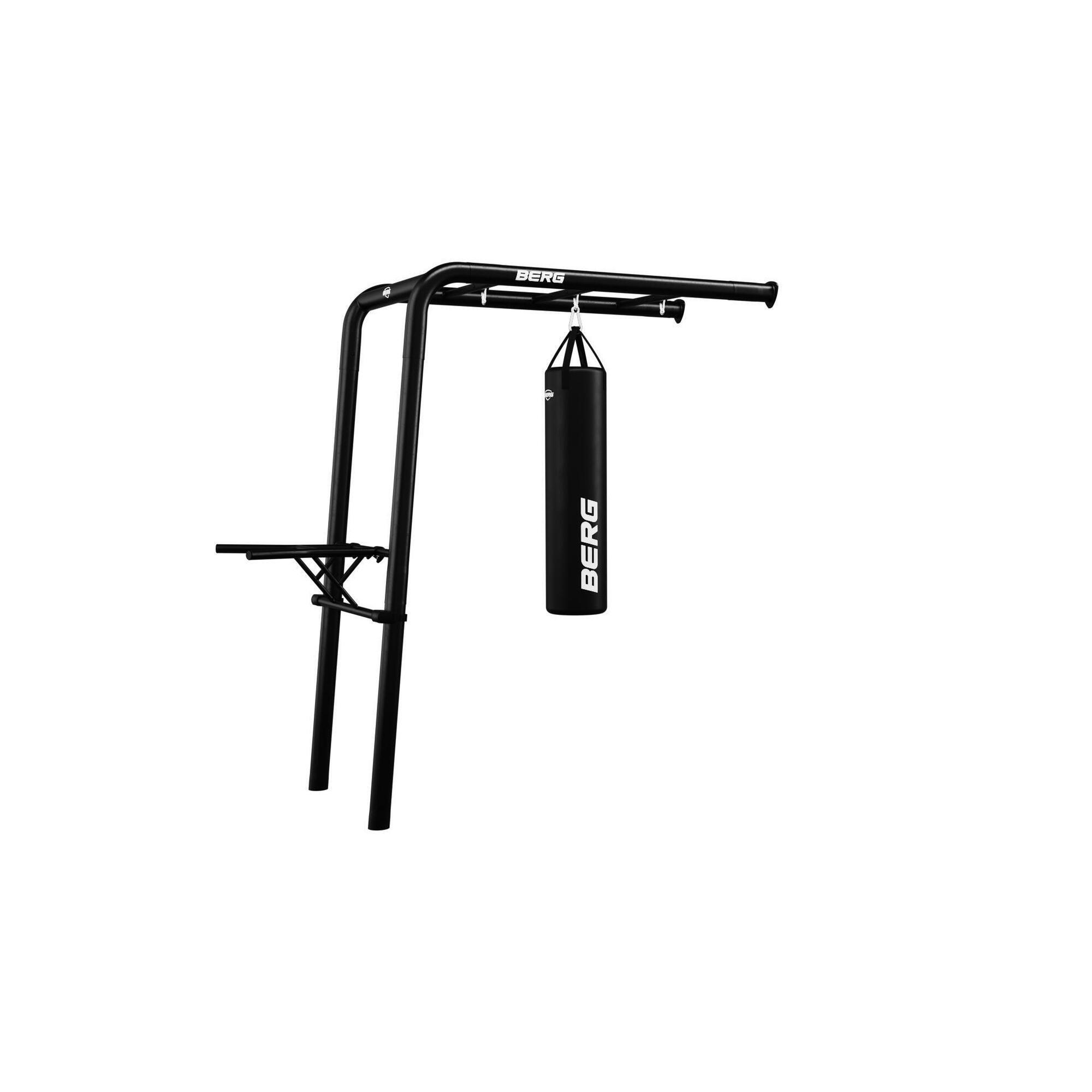 PlayBase Wall + Sport Set, z workiem boks. i poręczą do dipów