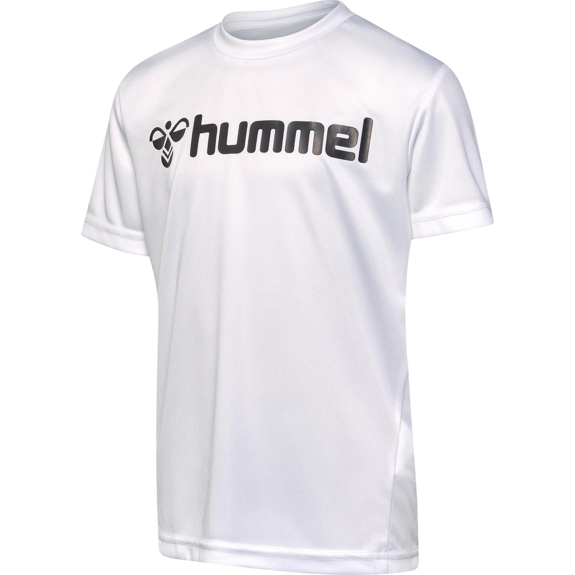 Hummel Koszulka poliestrowa sportowa Poly Logo Jersey Kids