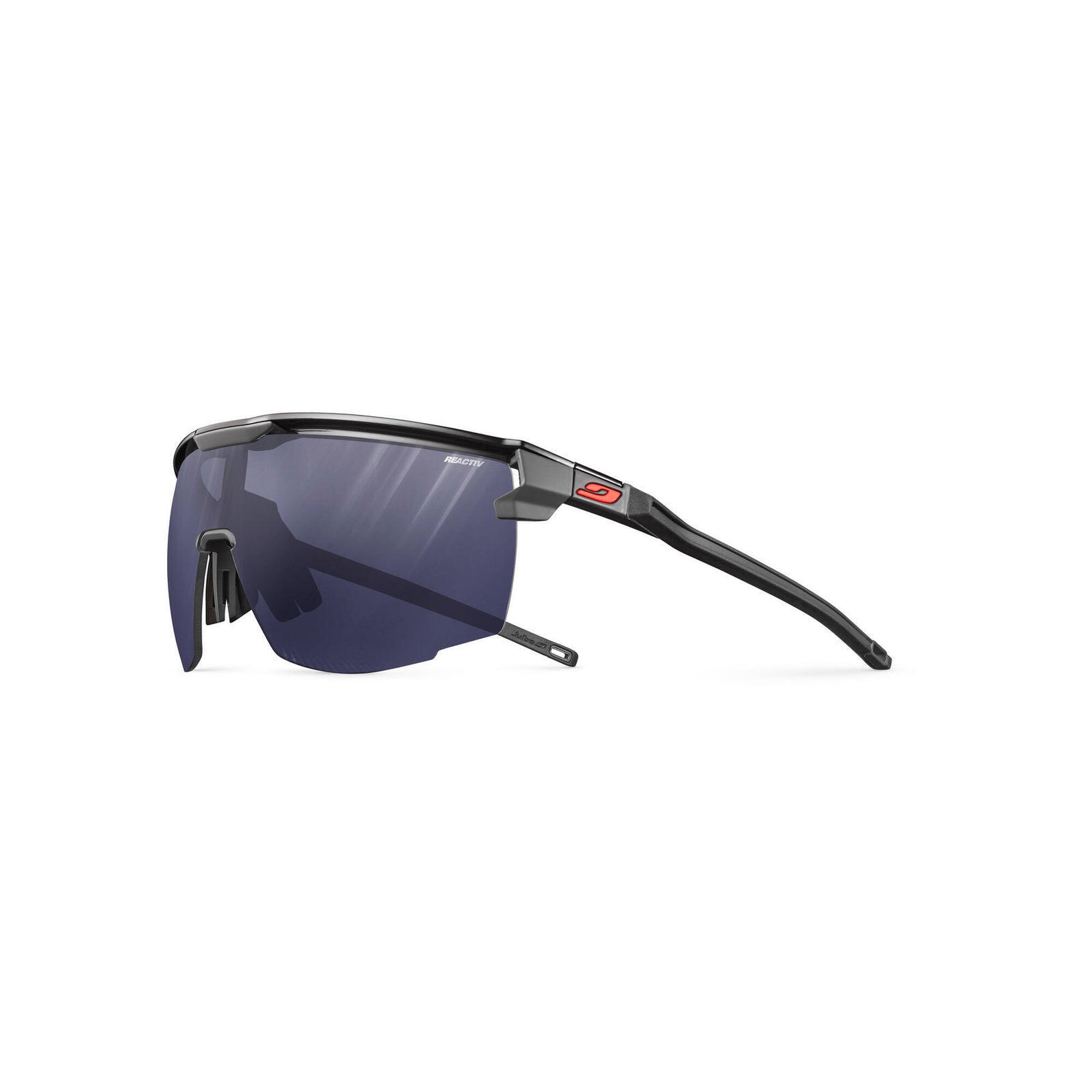Okulary rowerowe fotochrom JULBO ULTIMATE czarno szary Reactiv kat.0-3