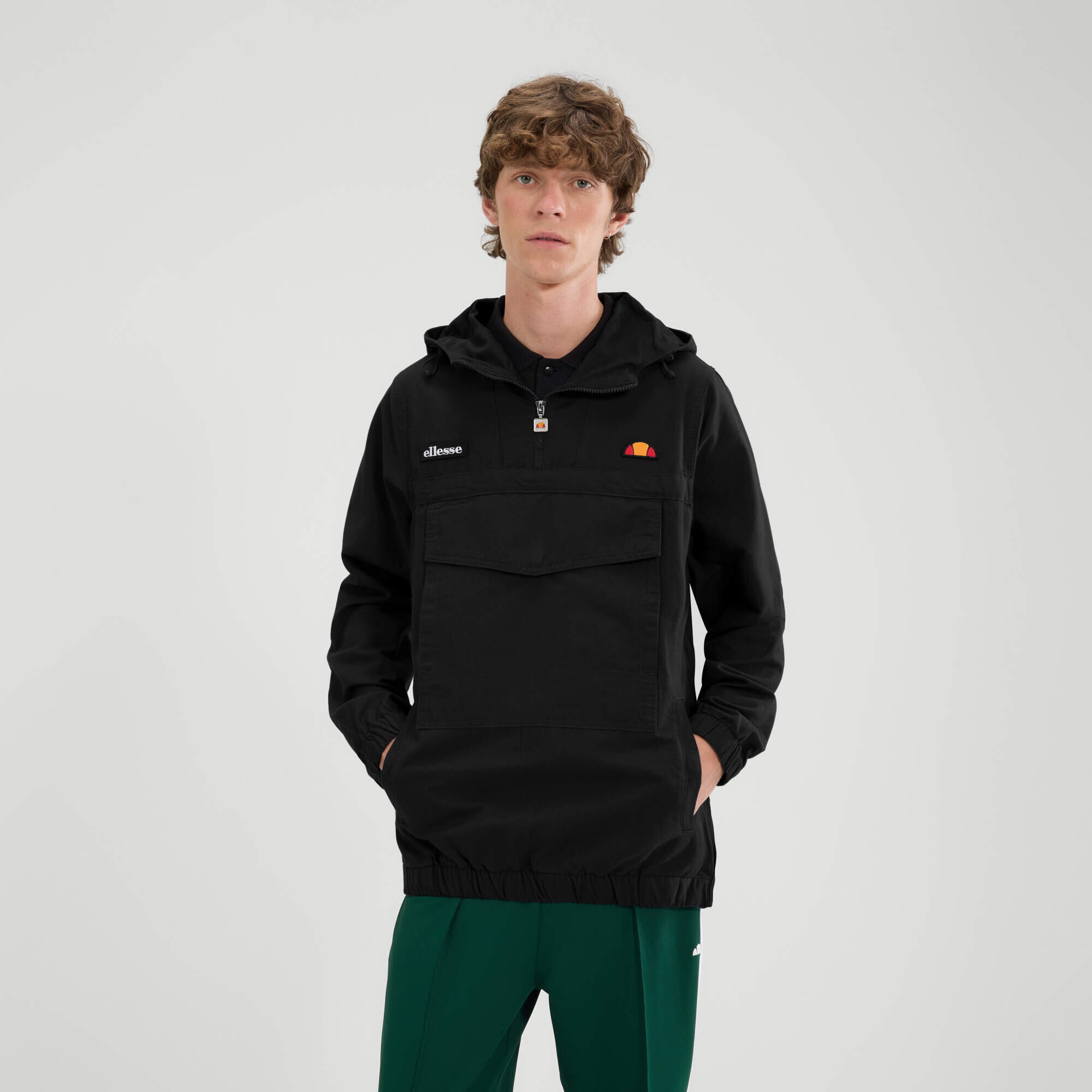 Ellesse kurtka męska z kapturem Mont 3 Oh Jacket SHB23139011 M czarny