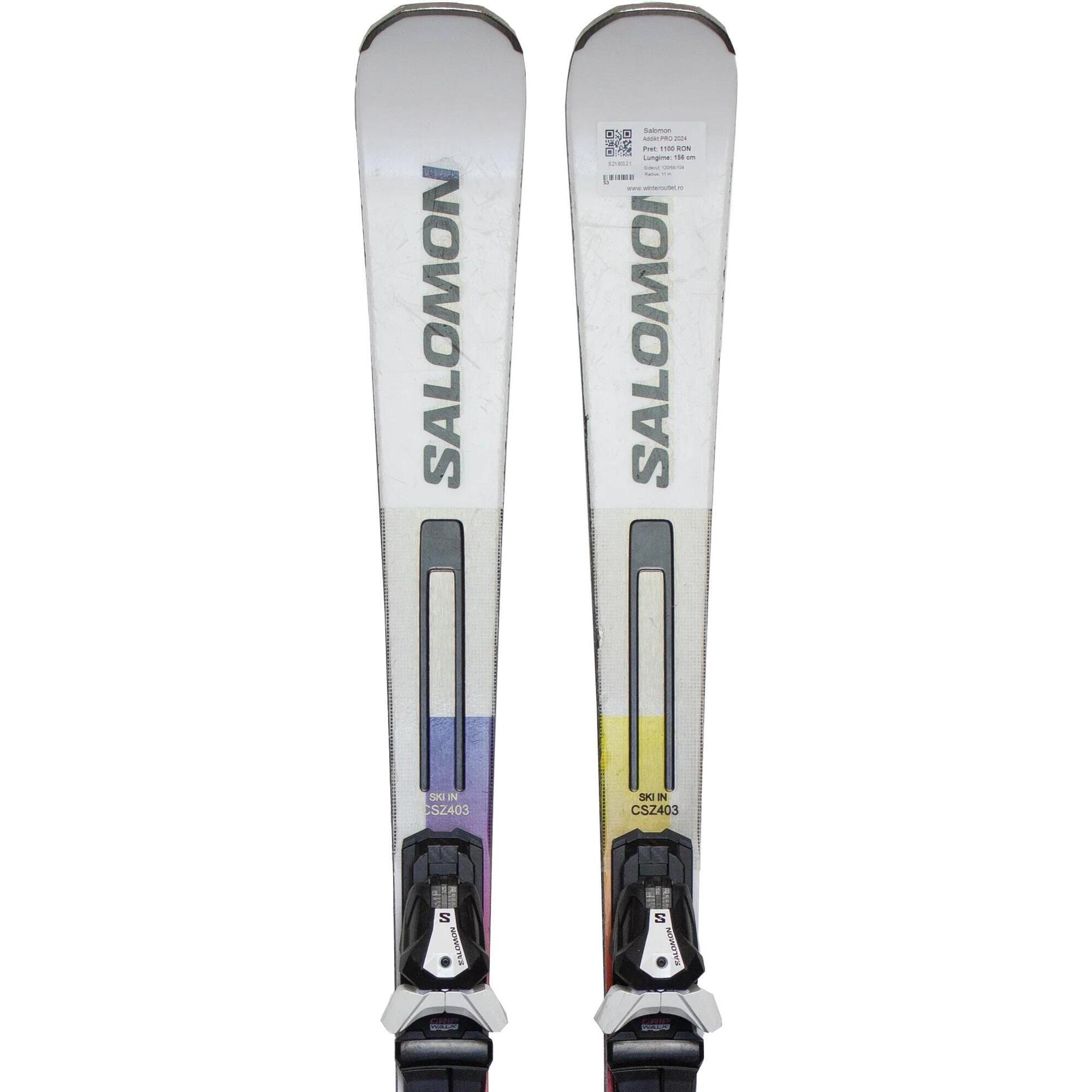 Second Life- Narty SALOMON Addikt PRO 2024, 149 cm- Stan zadowalający