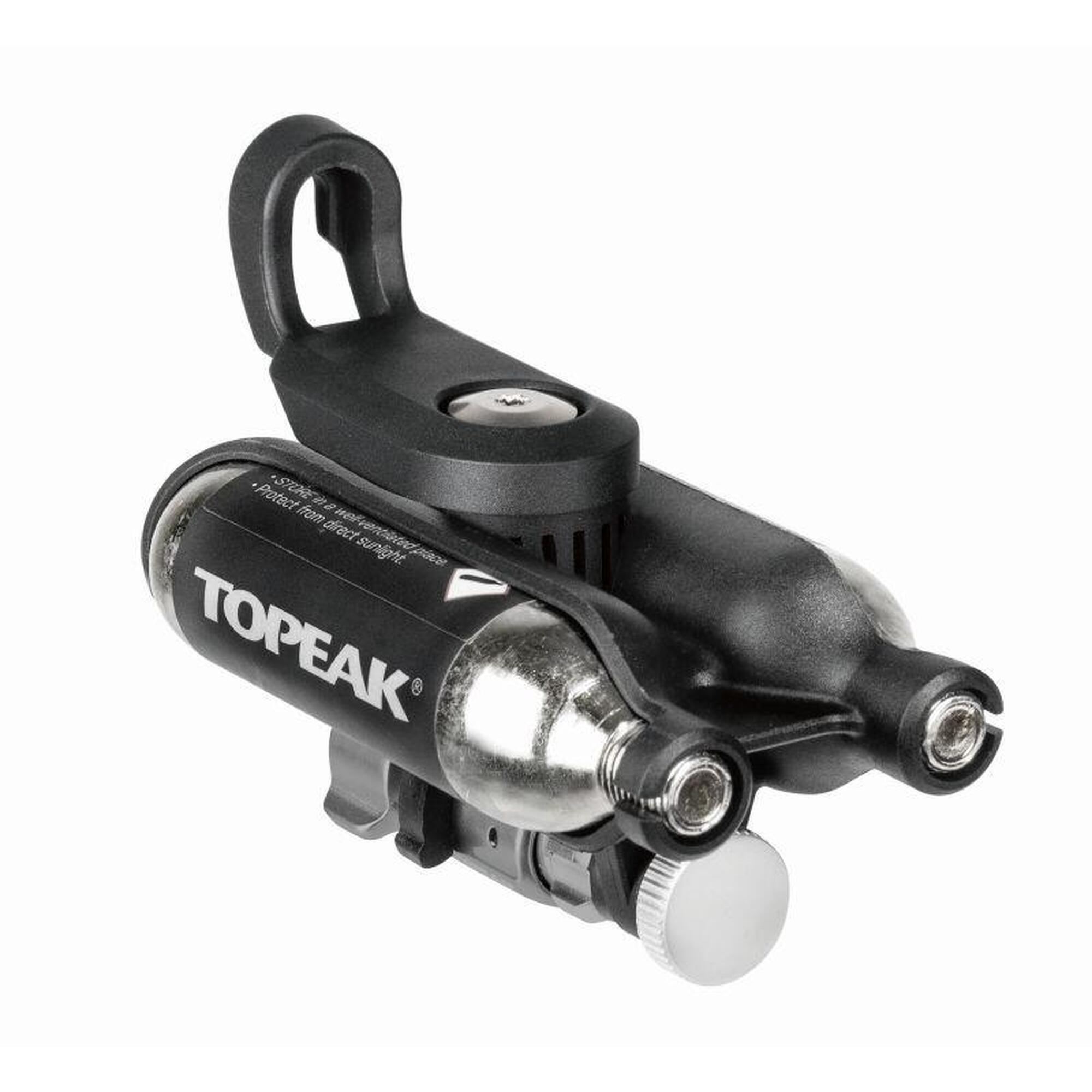 Topeak Ninja Master+ Co2 Fuel Pack (Zasobnik Pod Koszyk Z Głowką I 2 X Co2)
