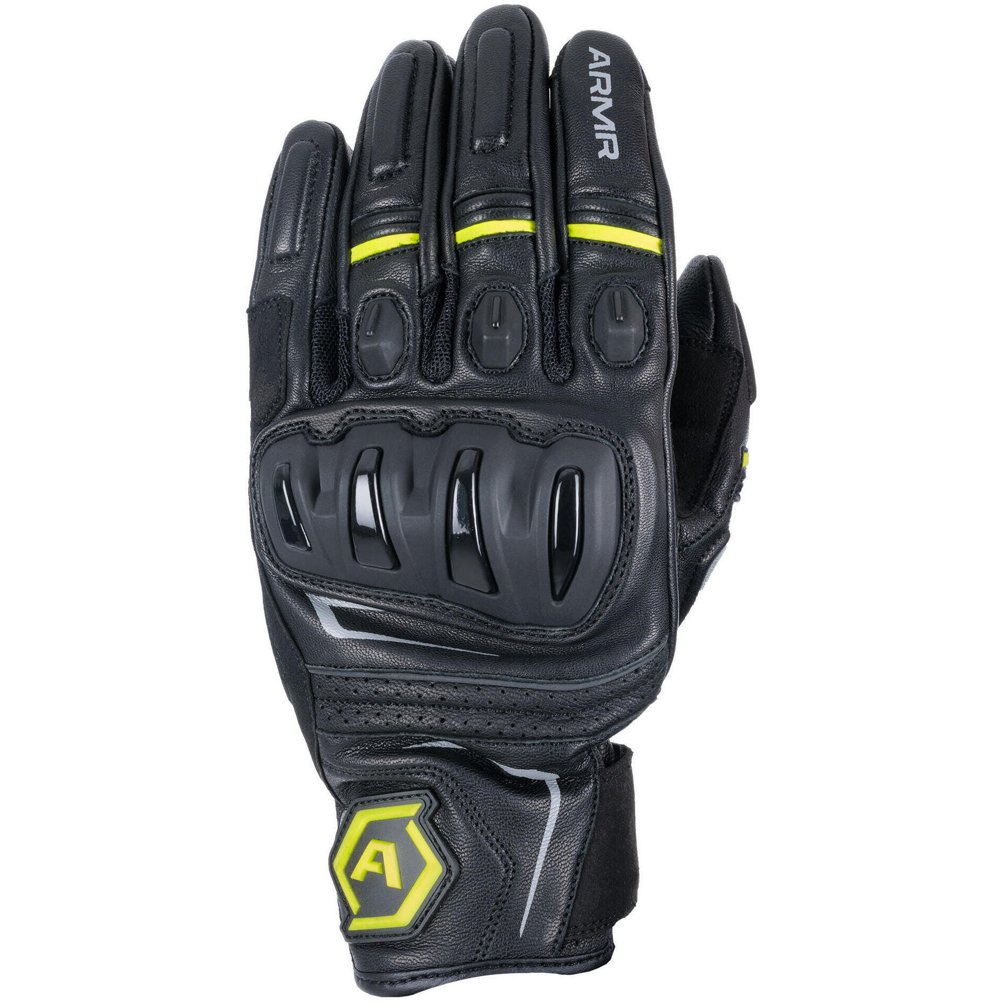 Rękawice rowerowe Armr Glove Raiden 3.0 czarno-żółte rozmiar M/8