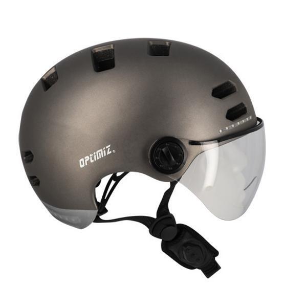 Kask z sygnalizatorem/Bluetooth Optimiz O390