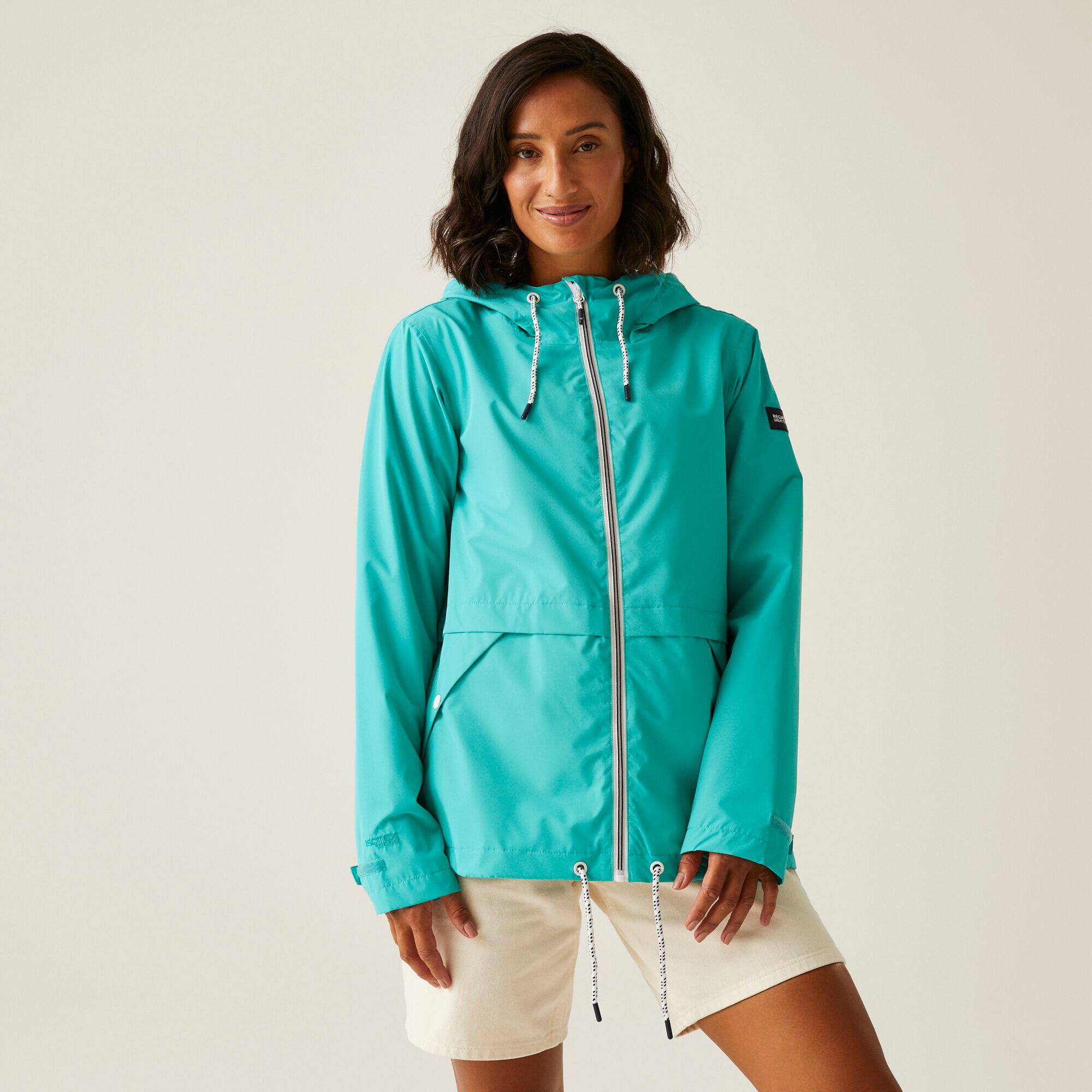 Kurtka turystyczna przeciwdeszczowa damska Bayletta wodoodporna