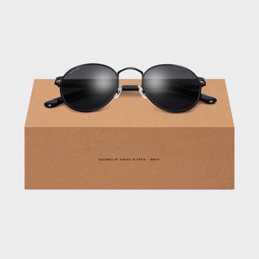 Okrągłe okulary ze stali nierdzewnej Lifestyle Siroko The Tube