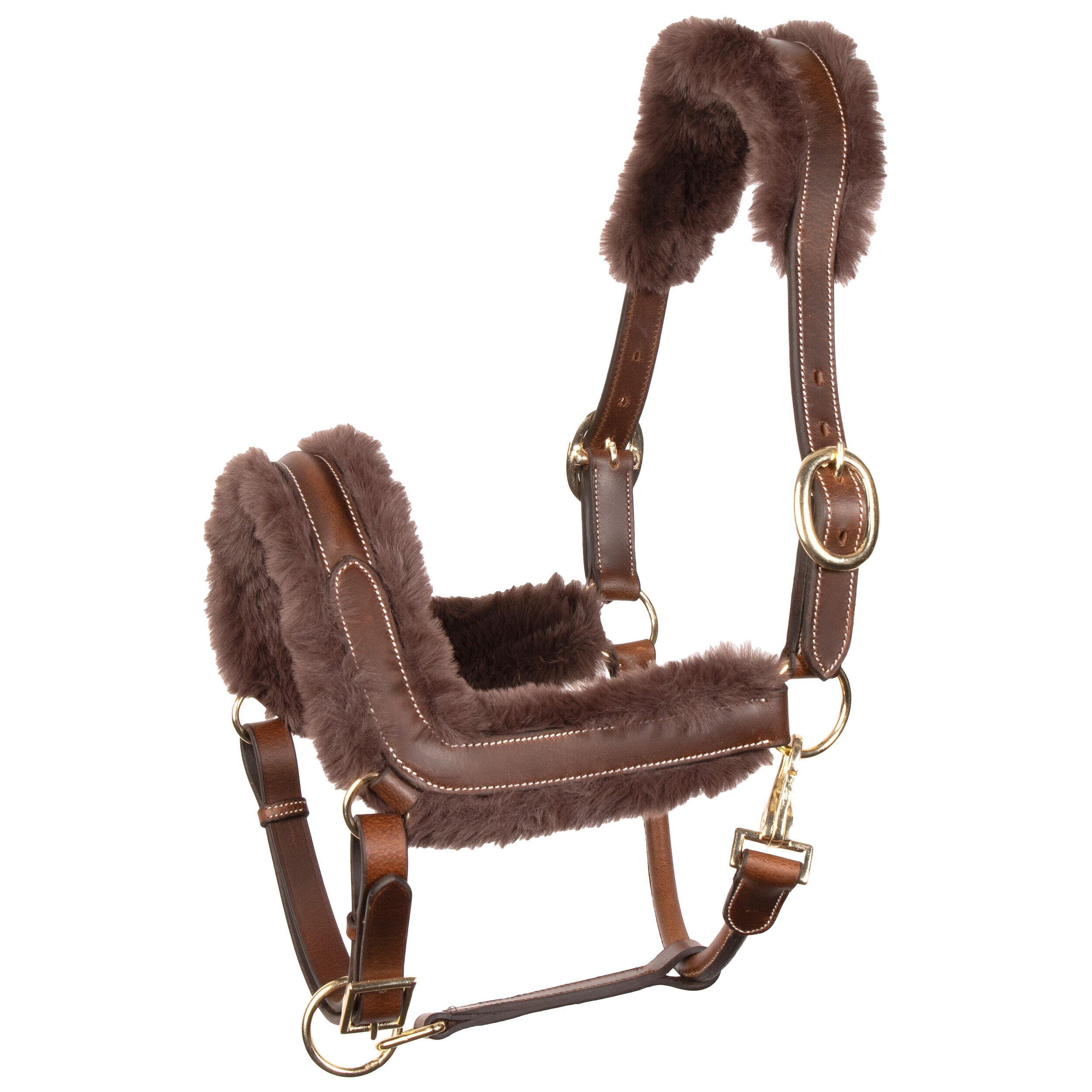 Siodło skórzane anatomiczne dla konia Harry's Horse Furry Matt