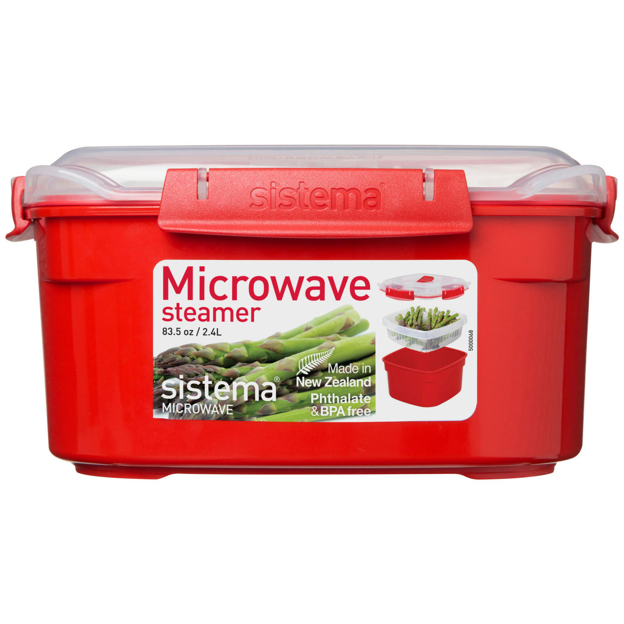 Parowar do mikrofalówki – idealny do warzyw i ryb 2,4 l