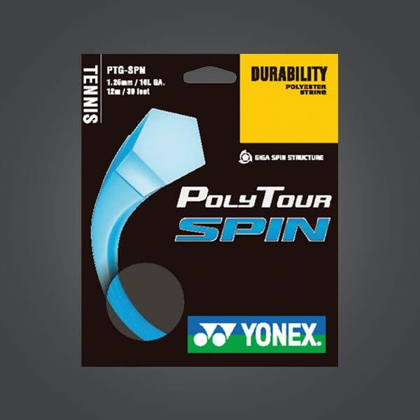Naciąg tenisowy Yonex Polytour Spin set. 12 m. 1,25 mm