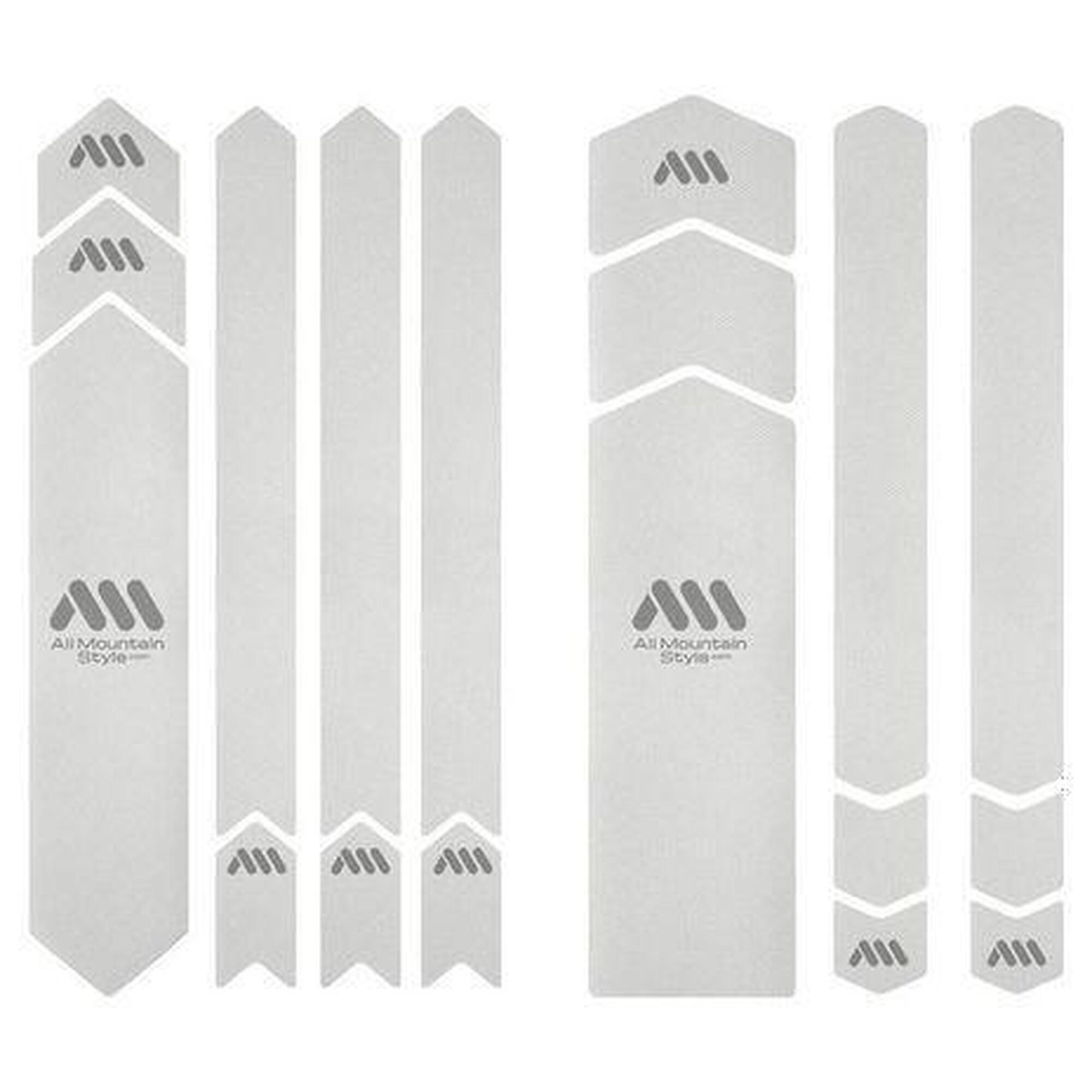 Zestaw ochronny na ramę - PEŁNY 18 elementów - Przezroczysty