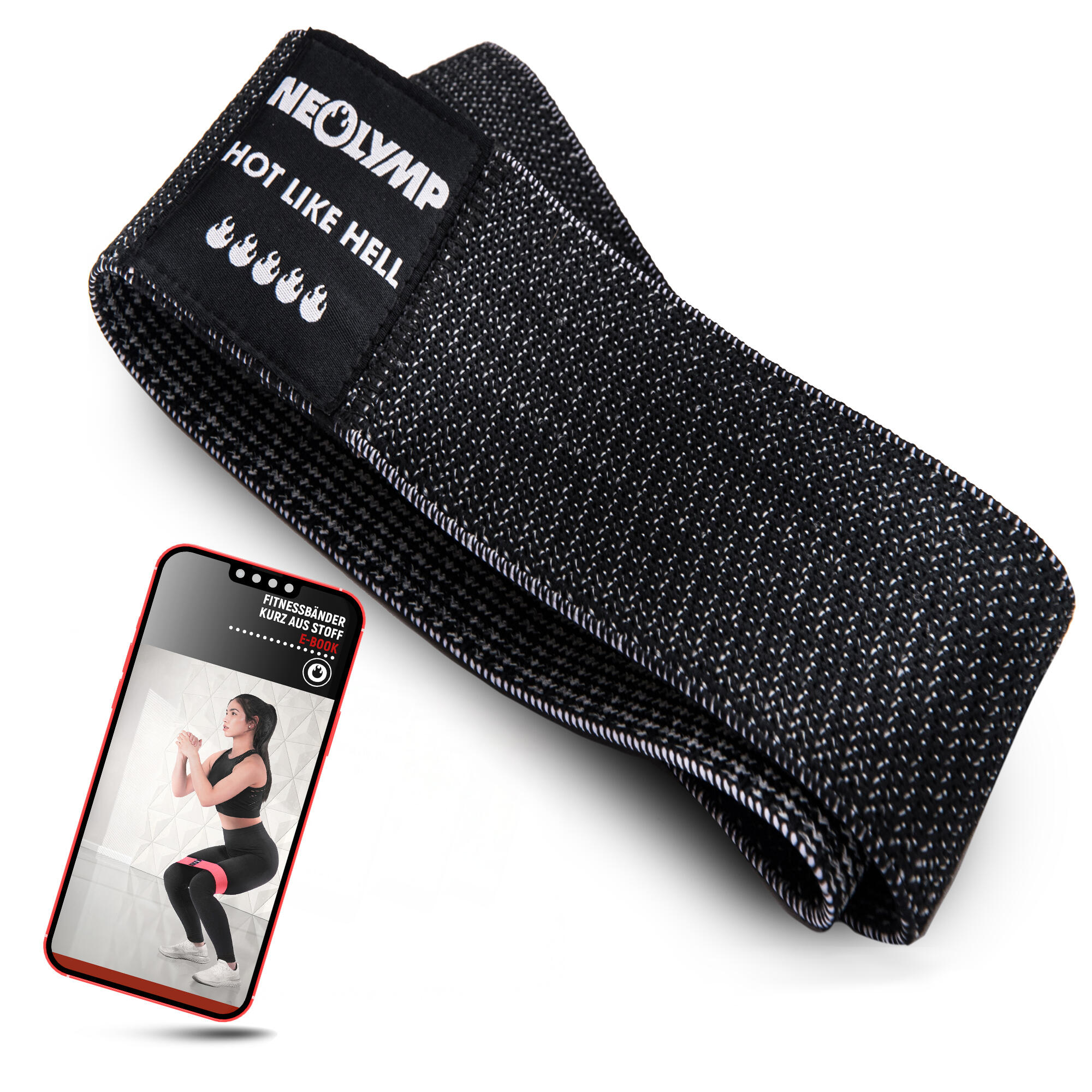 Krótka taśma oporowa poziom 5 – Przyjazne dla skóry mini taśmy mobilizacyjne