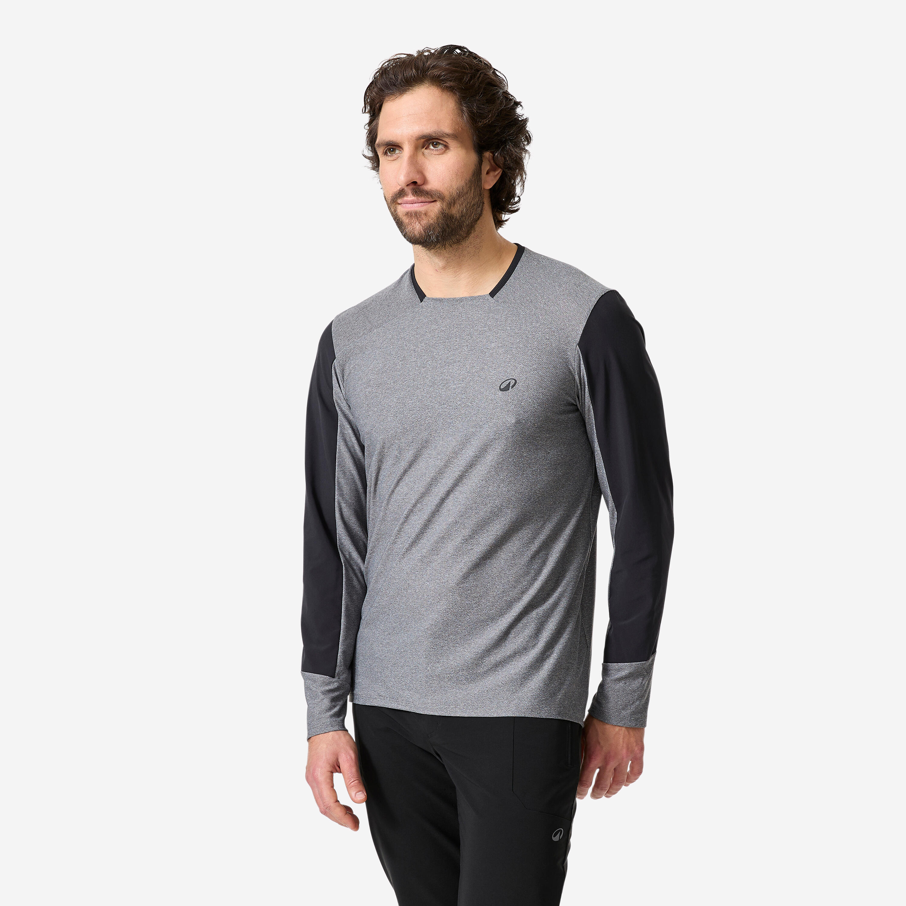 Koszulka rowerowa MTB Rockrider Expl 100 długi rękaw