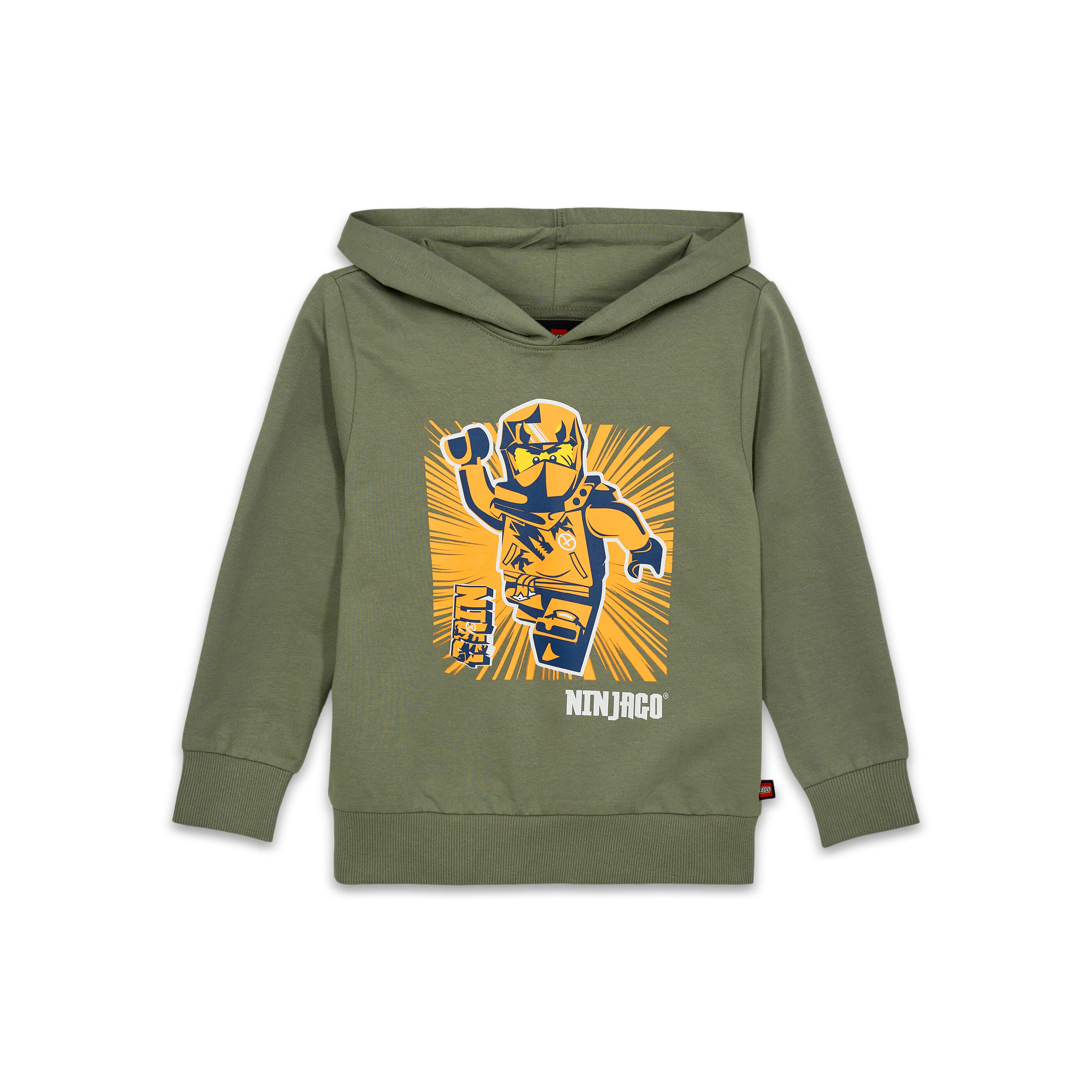 Bluza Dziecięca z Kaprutem Bio Bawełna LEGO Ninjago Scout 302 Zielona