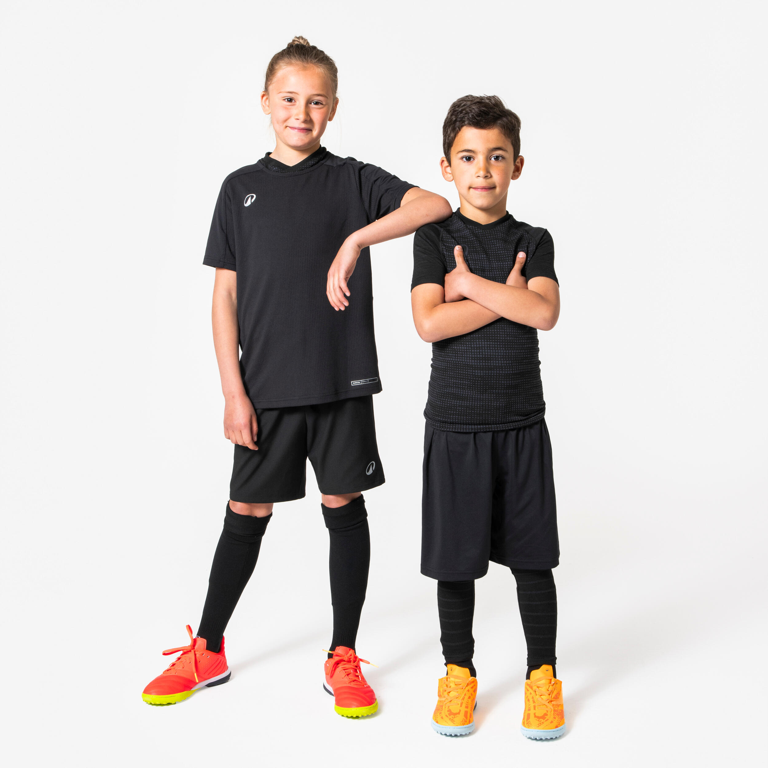 Koszulka termoaktywna krótki rękaw unisex Kipsta Keepdry 500