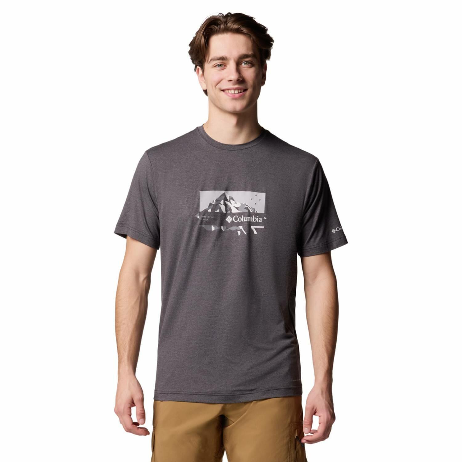 Koszulka szybkoschnąca męska Columbia Kwick Hike Graphic Short Sleeve
