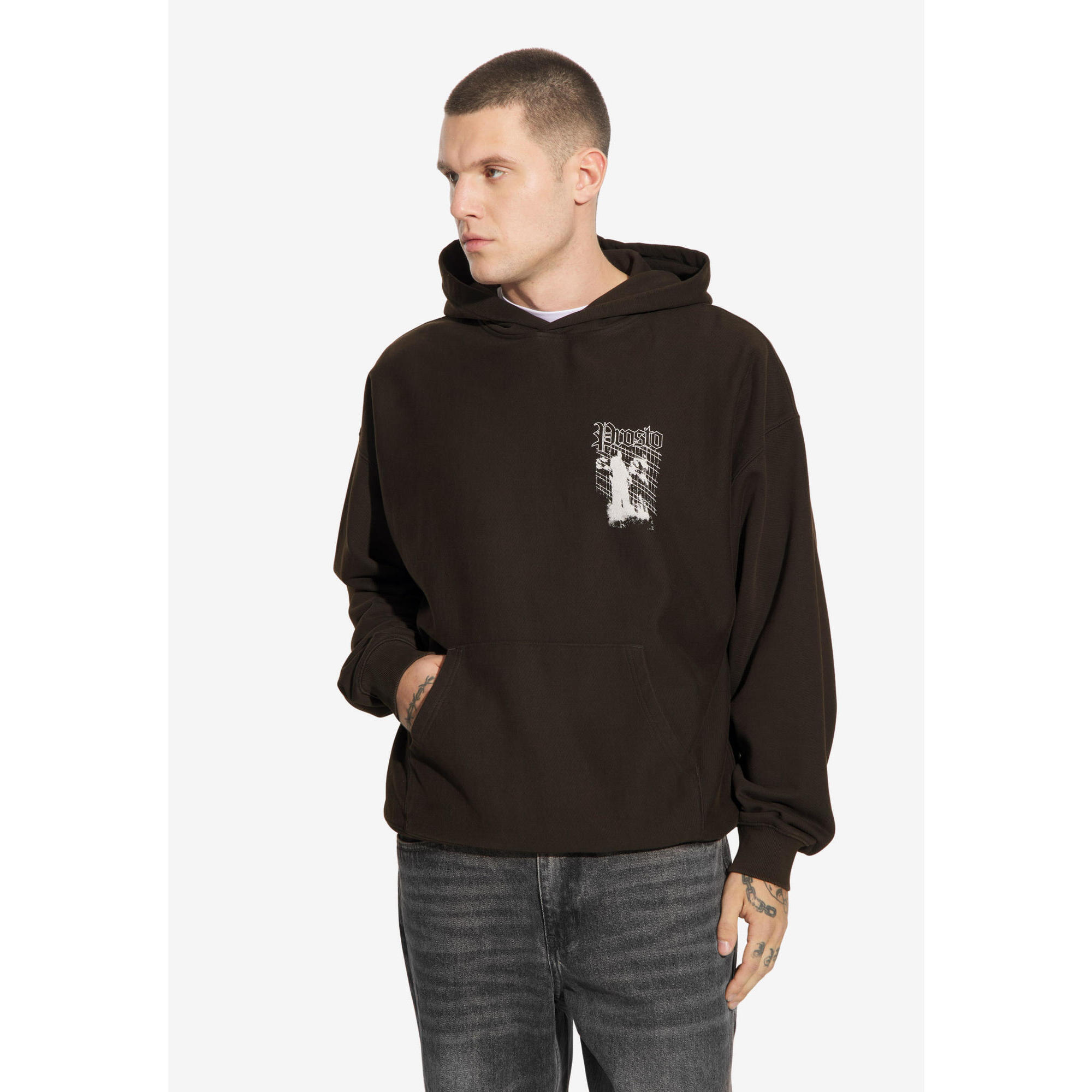 Bluza sportowa męska Prosto Shadow z kapturem