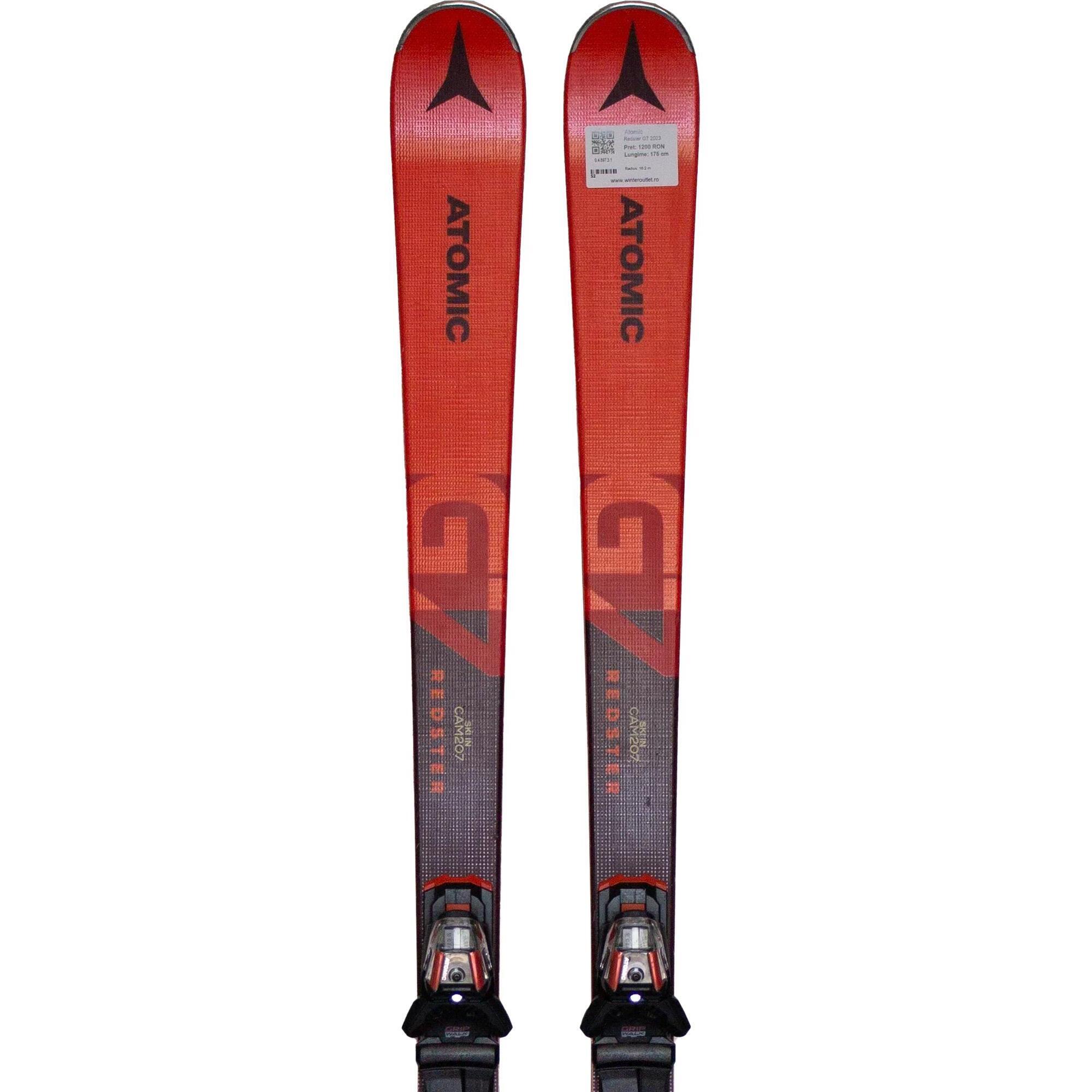 Second Life- Narty ATOMIC Redster G7 2023, 175 cm- Stan bardzo dobry
