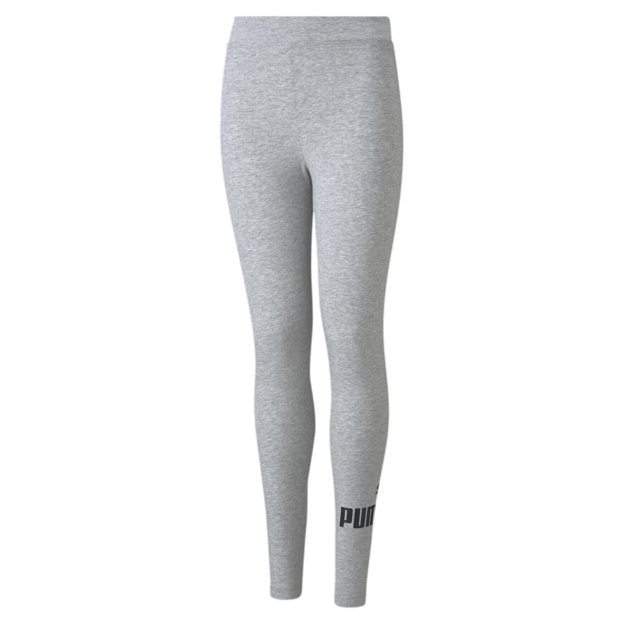 Legginsy dla dzieci Puma ESS Logo Leggings jasnoszare