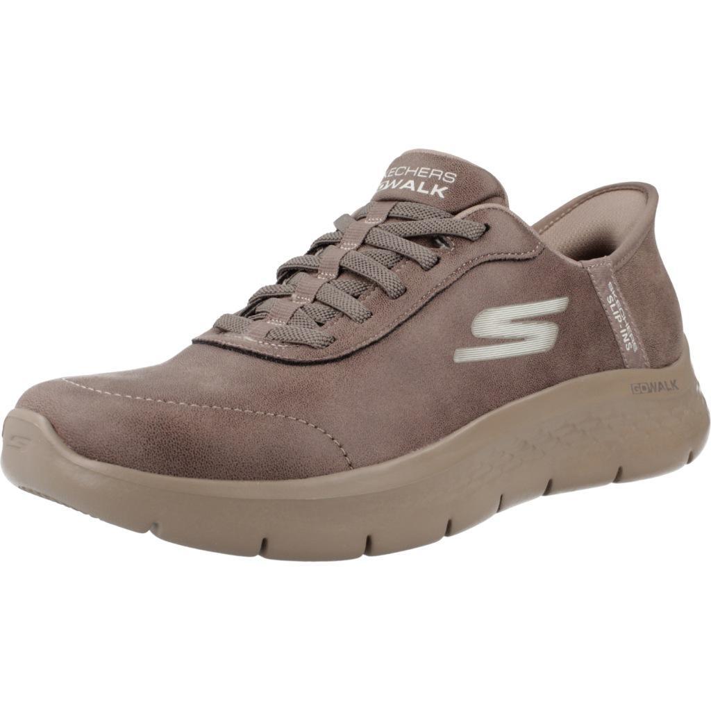 Buty SKECHERS GO WALK FLEX - MALI SLIP-INS Brązowy