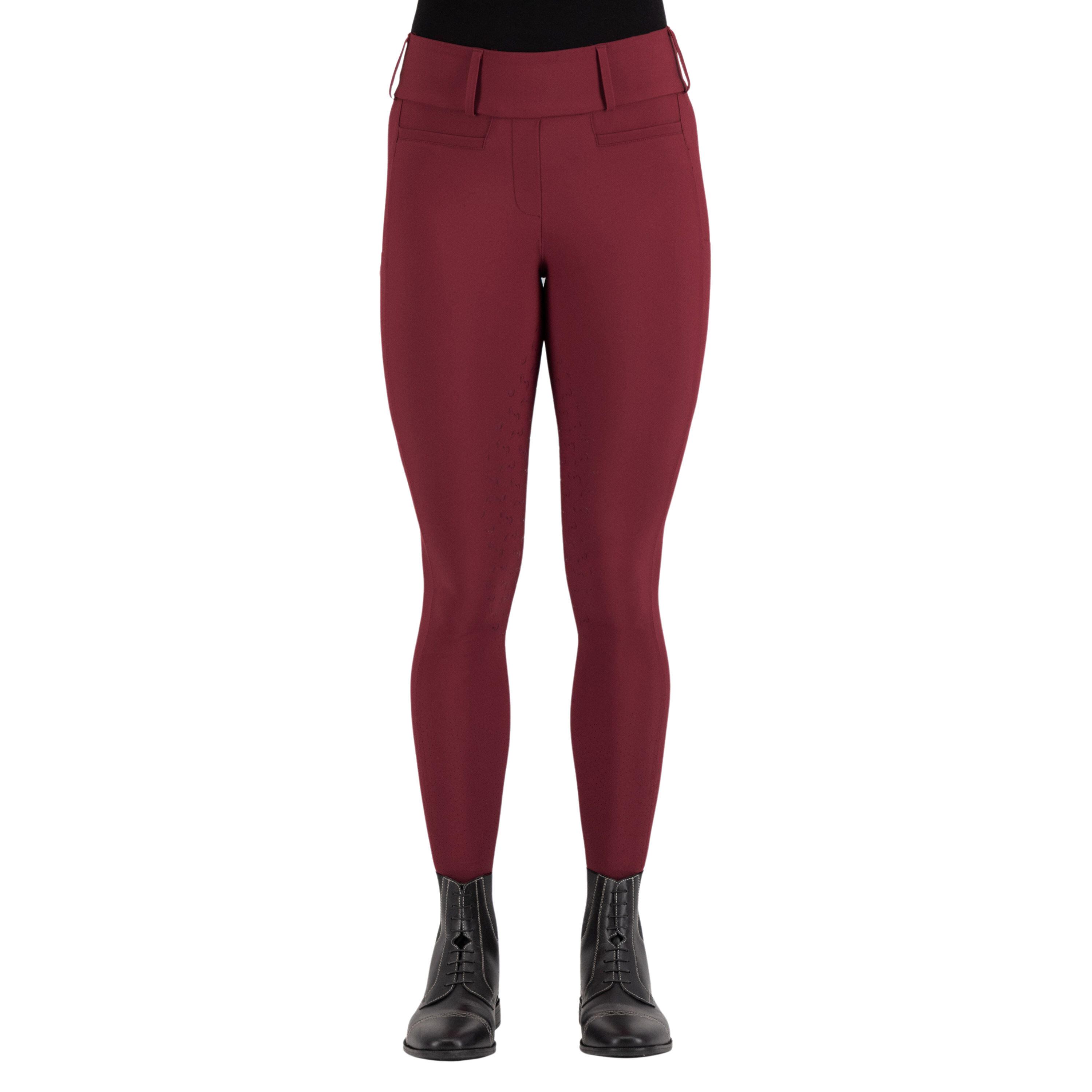 Damskie legginsy jeździeckie z pełną przyczepnością Euro-Star Enforce