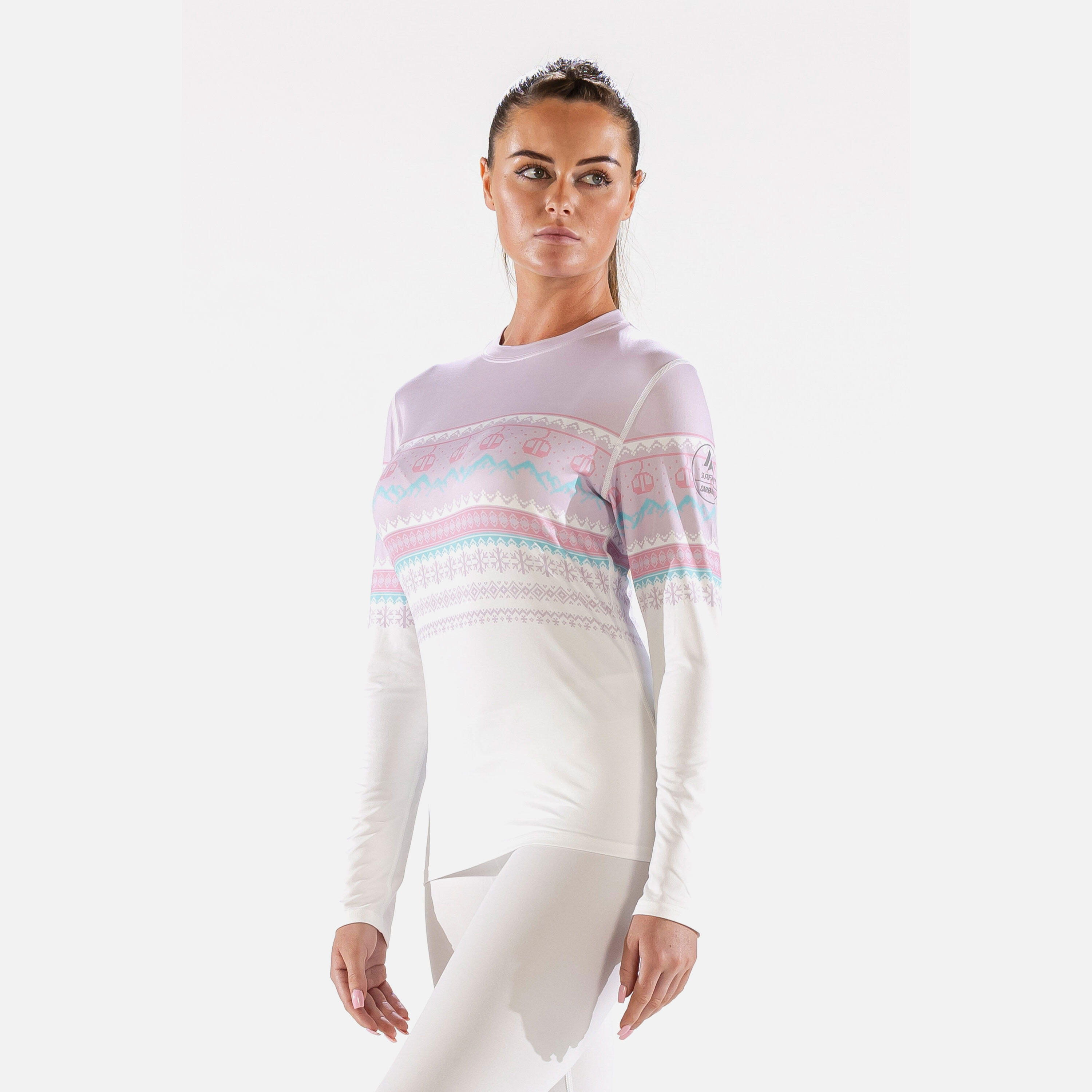 Surfanic Damska Koszulka Termoaktywna Carbon Dri – Aktywny Węgiel – SWU2601-710