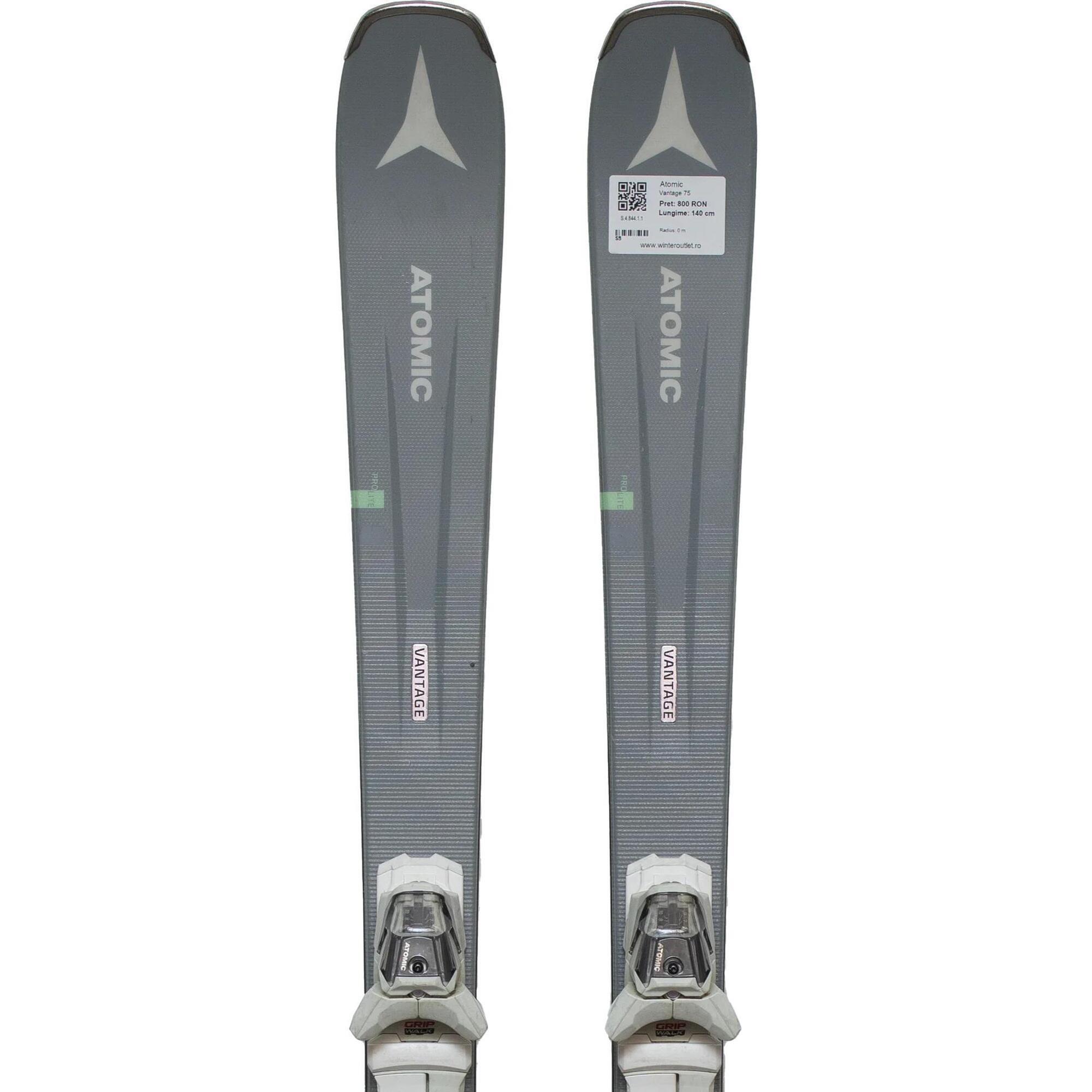 Second Life- Narty ATOMIC Vantage 75, 140 cm- Stan bardzo dobry