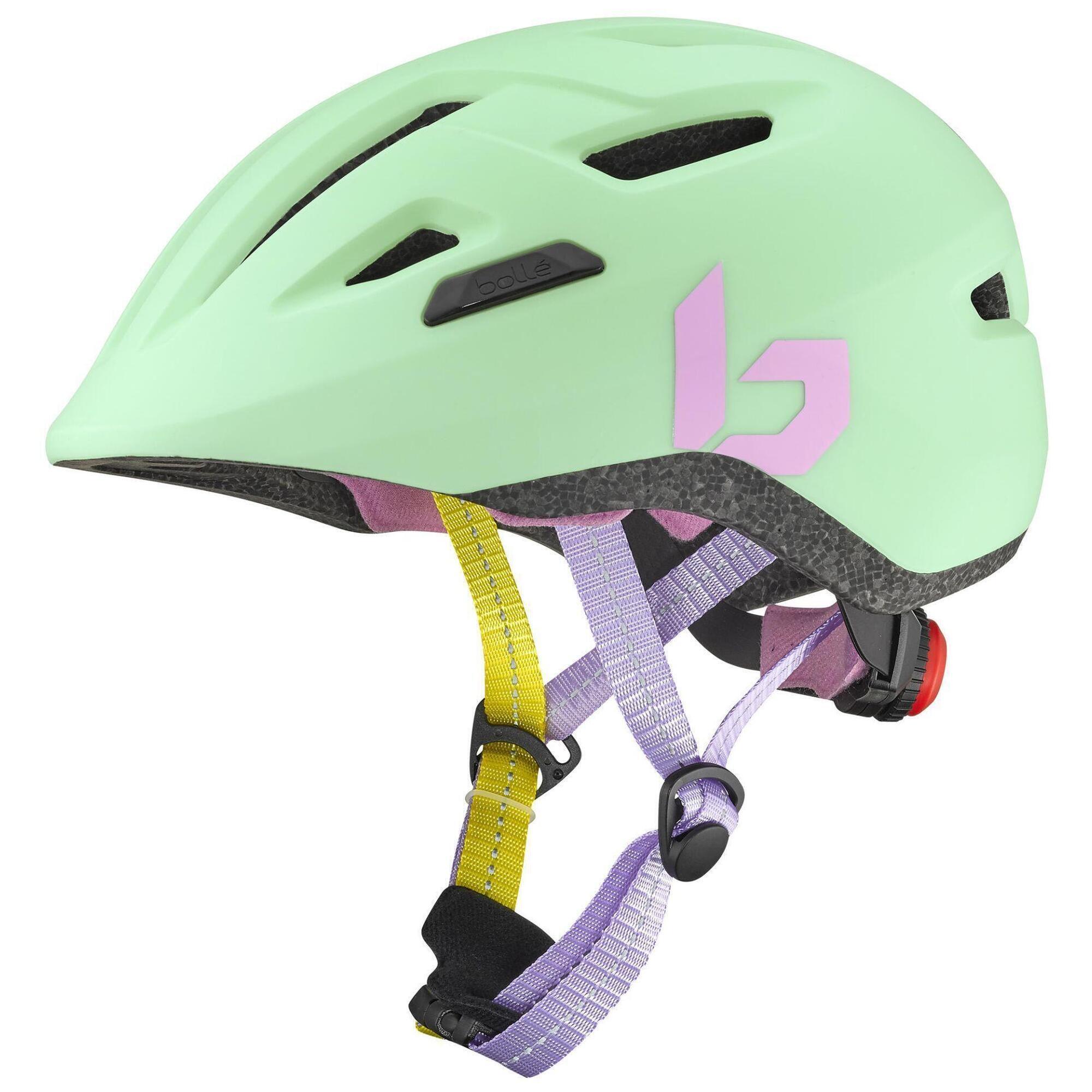 Kask rowerowy dla dzieci „STANCE JR”, matowy miętowy