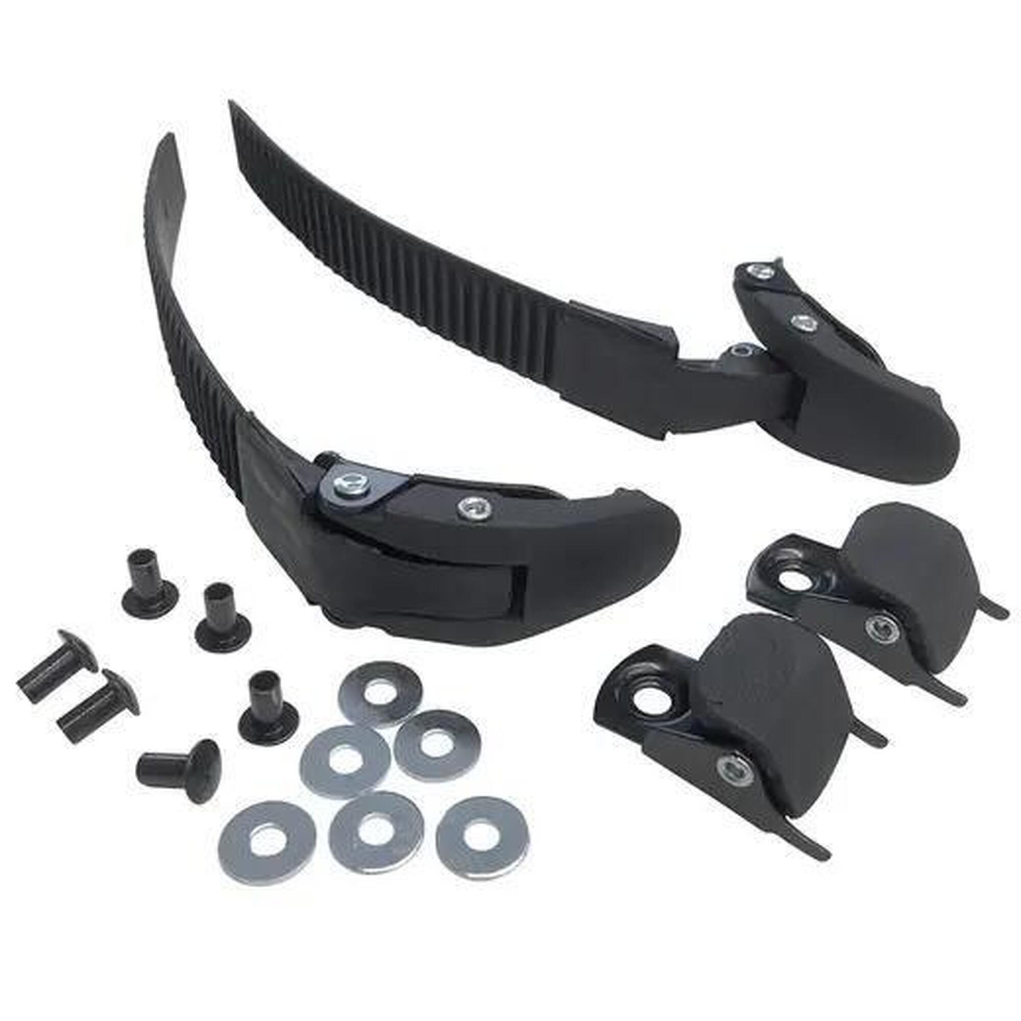 Rolki Klamry i Zapięcia K2 Junior Klamra Do Rolek Zestaw - 135mm - Czarny