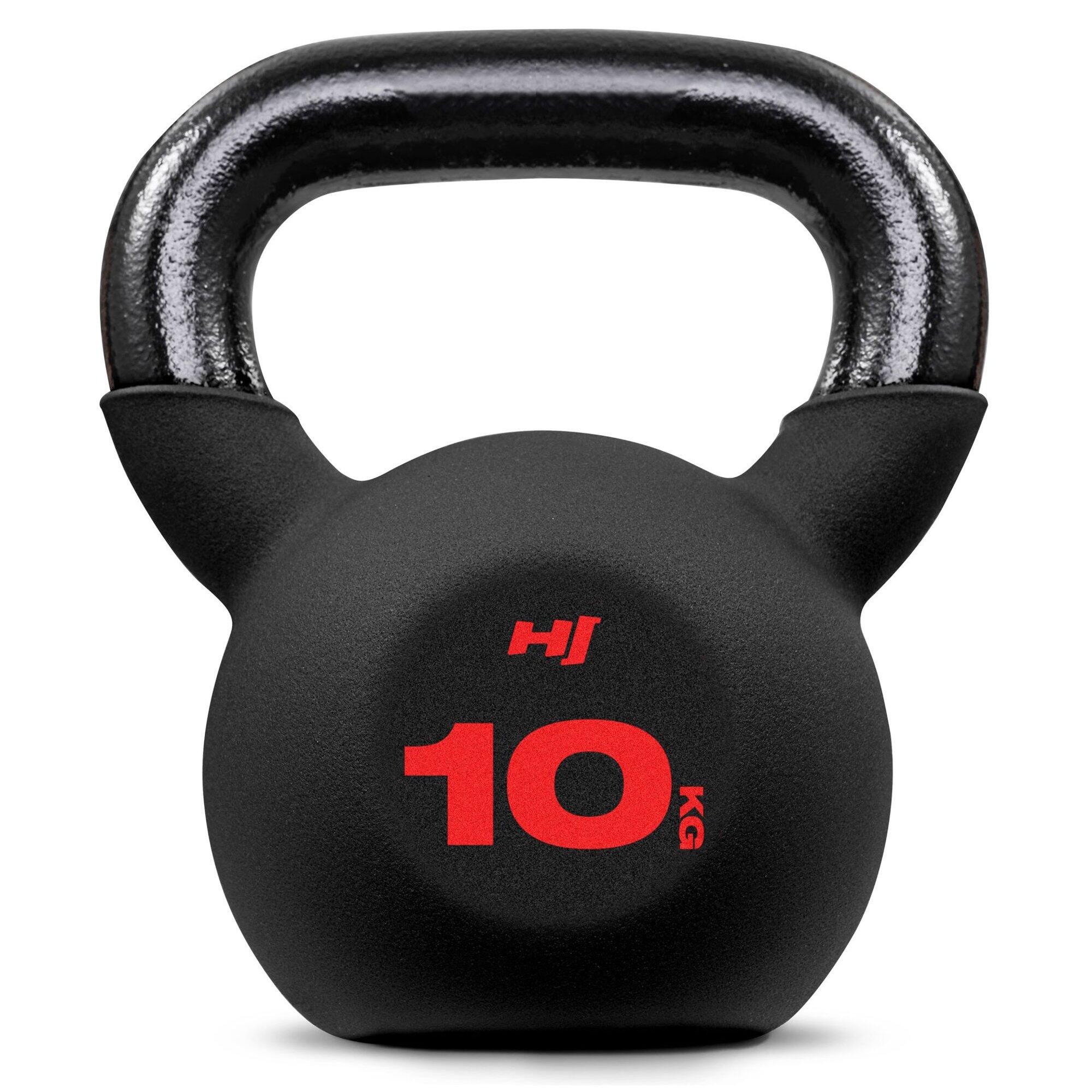 Kettlebell żeliwny do treningu siłowego Hop-Sport HS-IB010KB 10kg