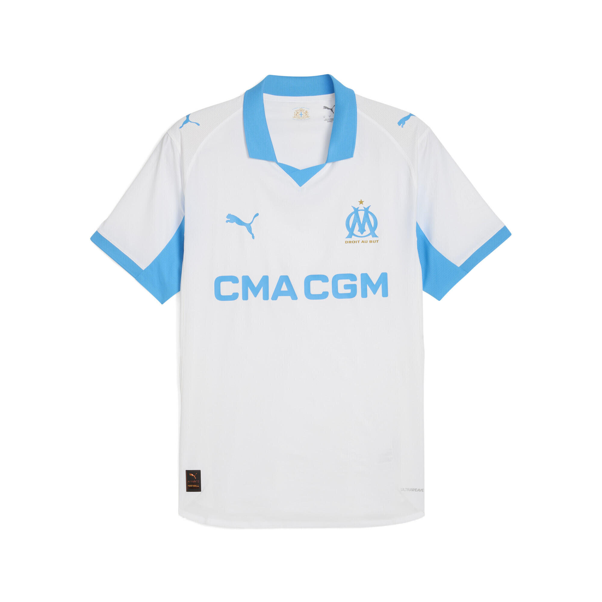 Męska koszulka domowa authentic PUMA Olympique Marsylia 25/26