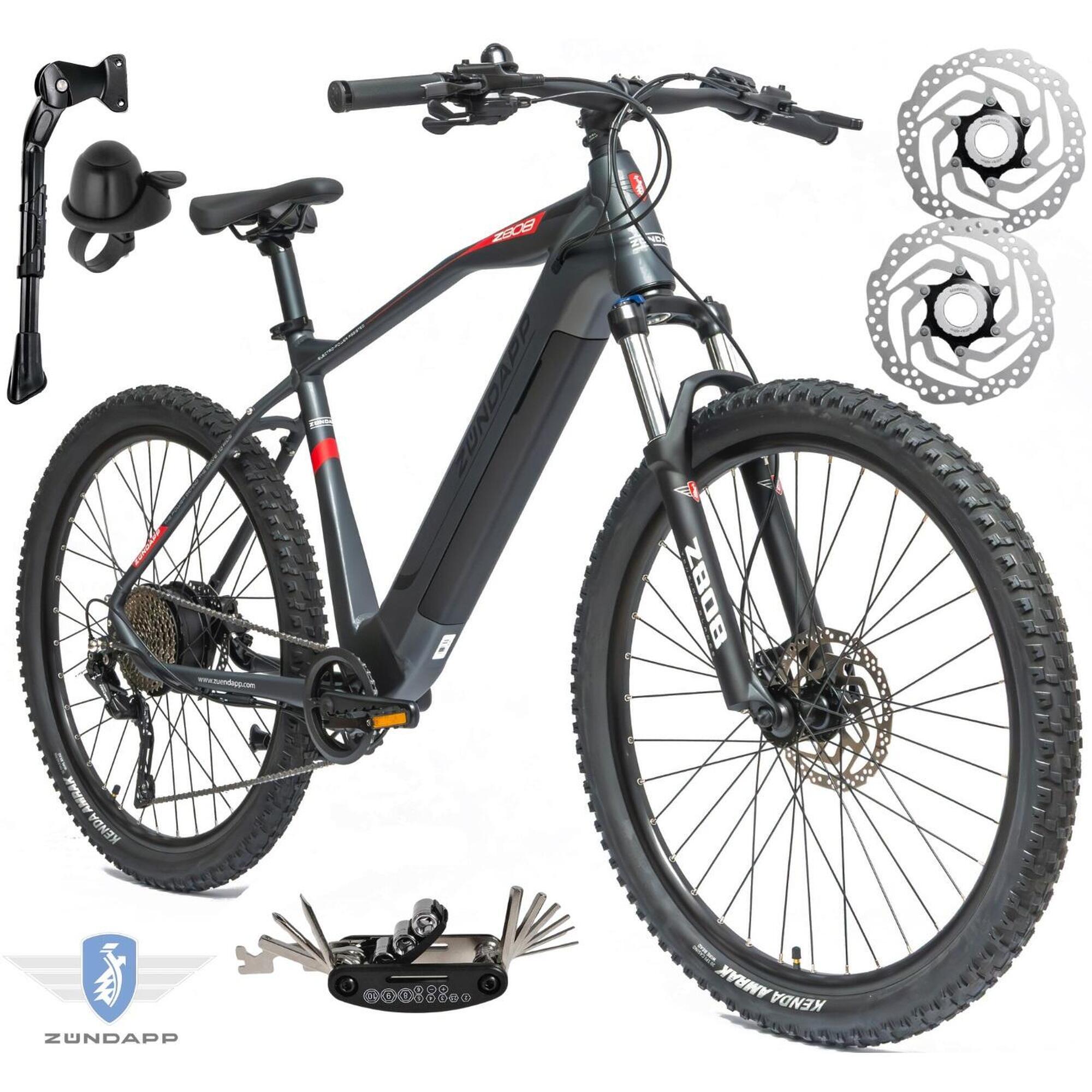 Rower Elektryczny Męski Damski Górski 27,5 SHIMANO Deore LCD Aplikacja 2025