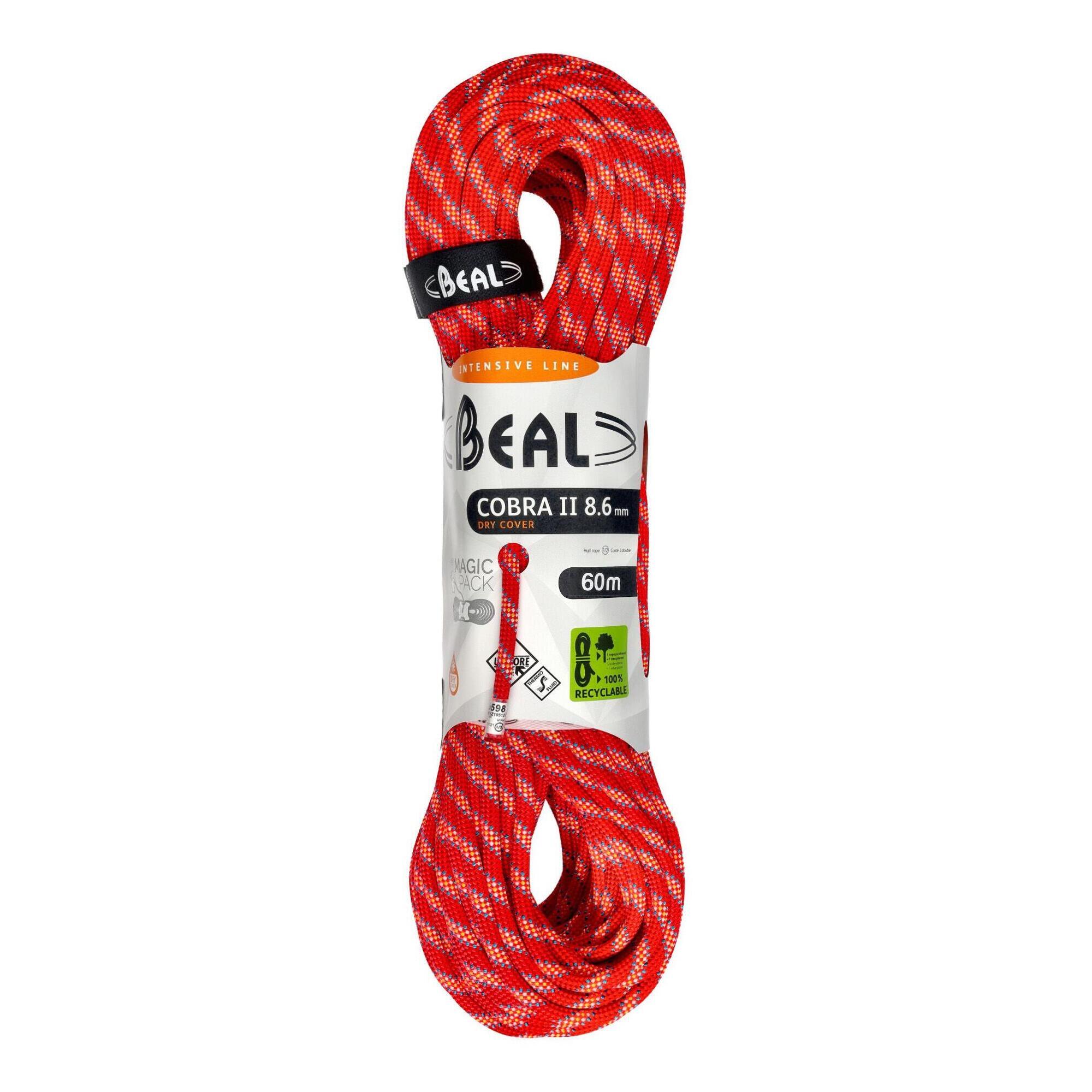 Lina dynamiczna Beal Cobra Unicore Dry Cover 8,6 mm 60 m