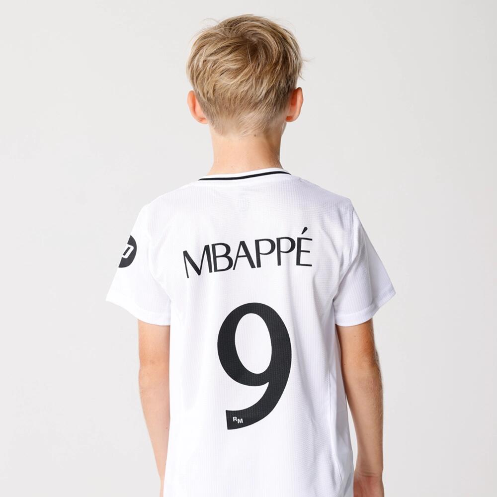 Strój piłkarski domowy dla dzieci Real Madrid Home 24/25 - Mbappé