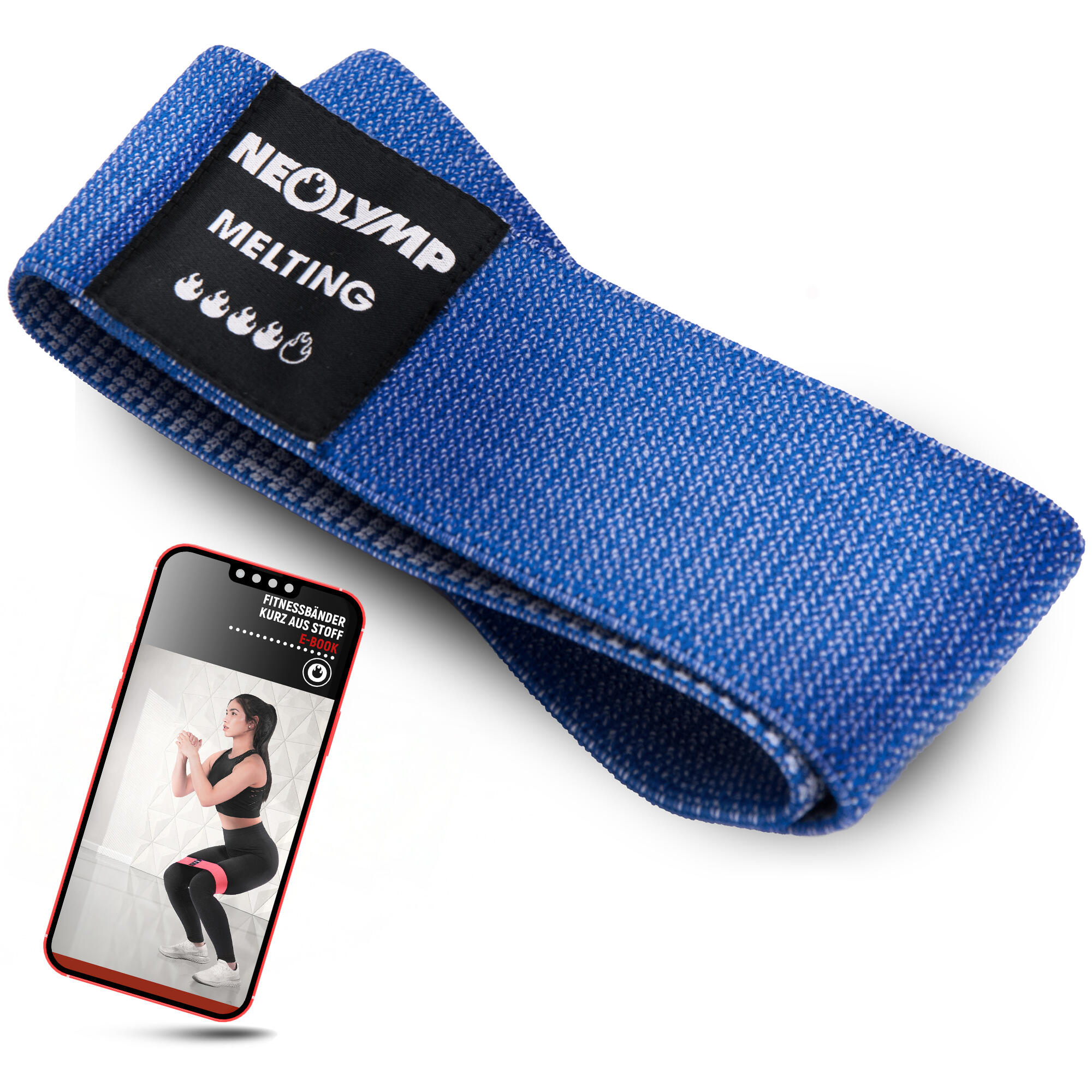 Krótka taśma oporowa poziom 4 – Przyjazne dla skóry mini taśmy mobilizacyjne