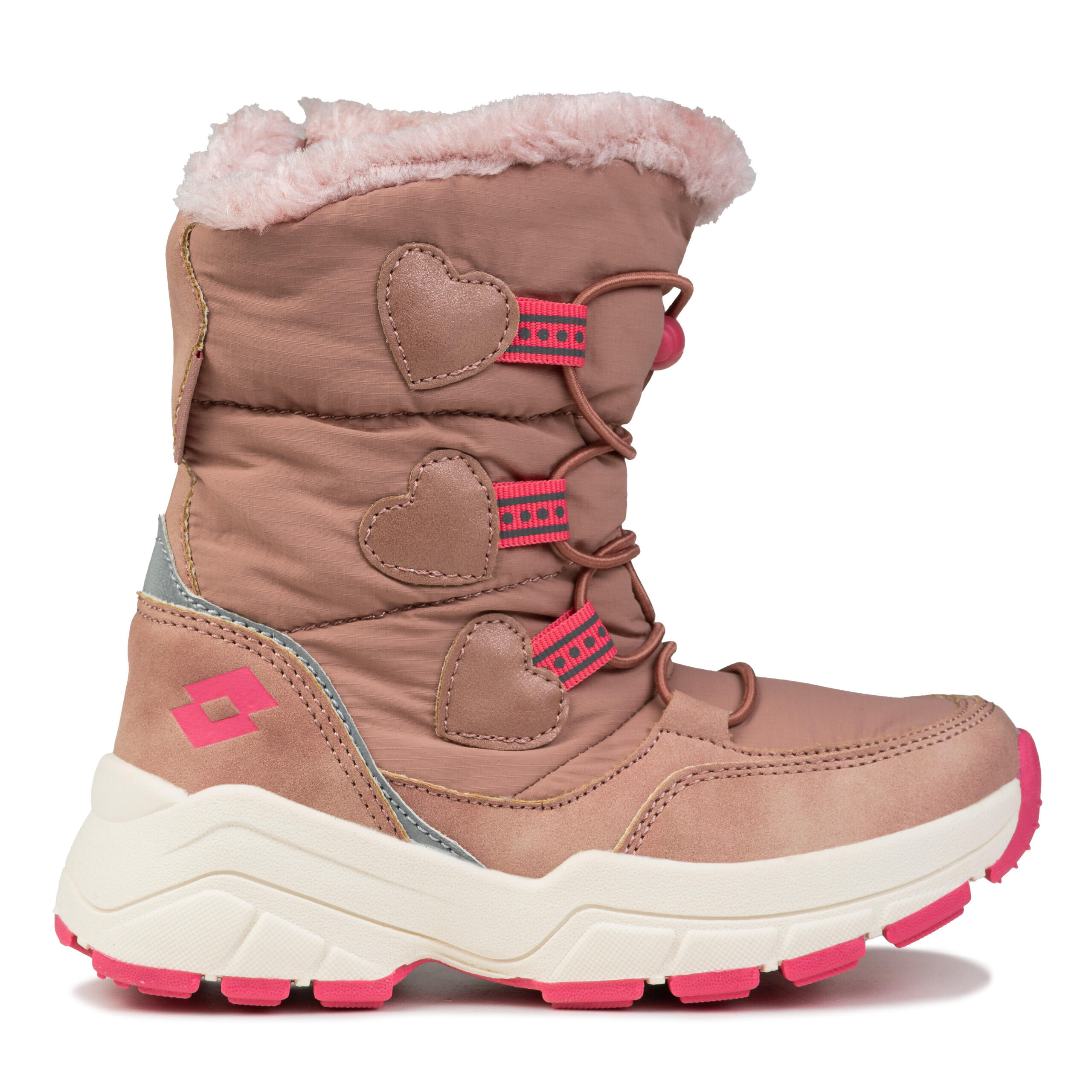 Buty dziecięce śniegowce ocieplane Lotto TRALEIKA TEX