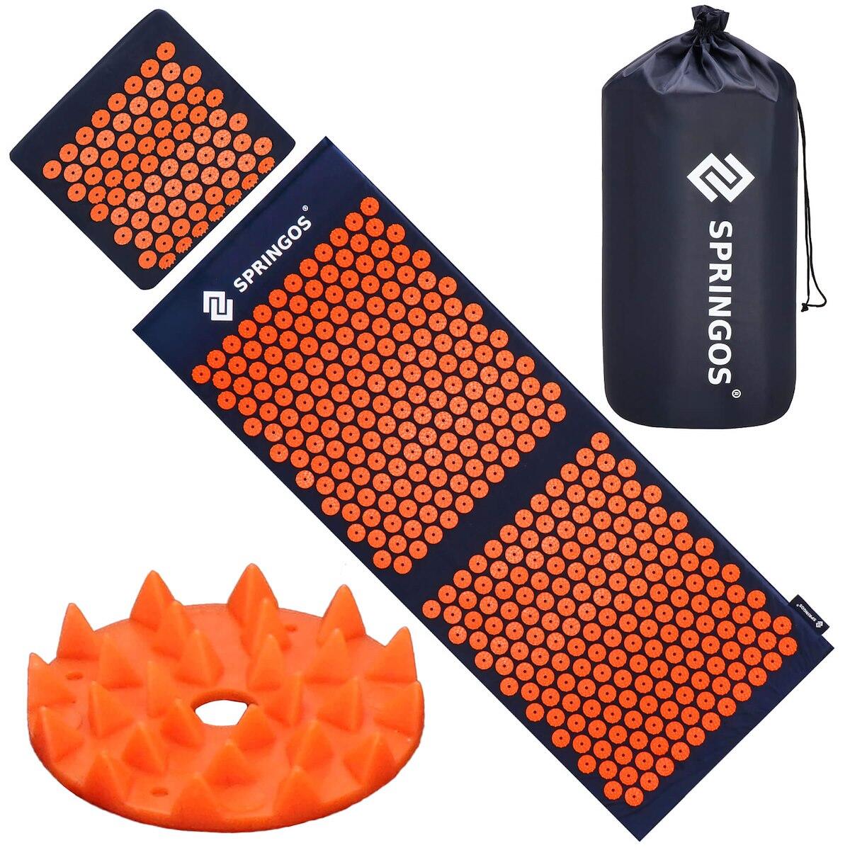 Mata relaksacyjna do akupresury z ergonomiczną poduszką do masażu, regeneracji