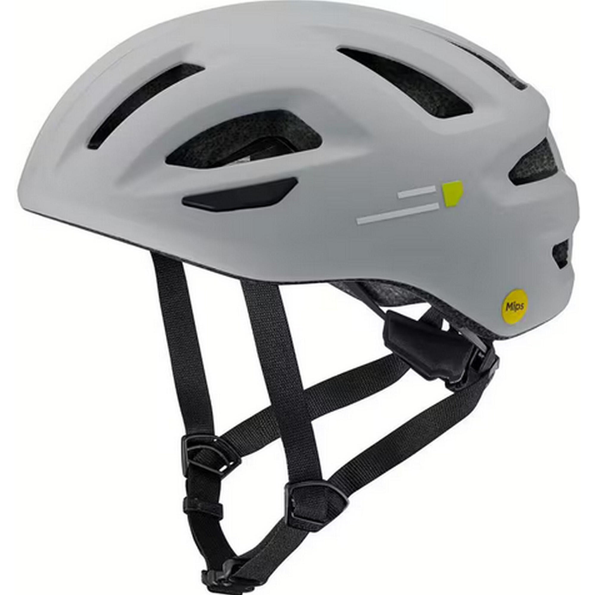 Kask rowerowy Rennrad „Spero MIPS”, szary matowy