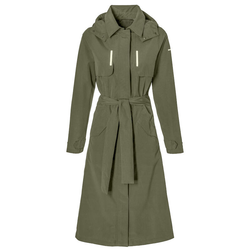 Damska kurtka wodoodporna Basil MosseTrench-Coat