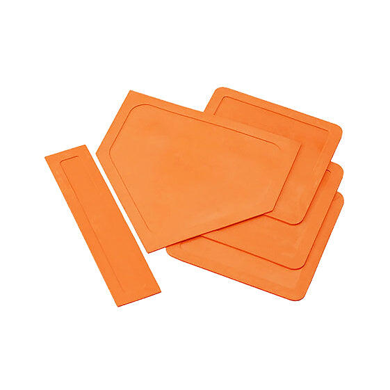 Softee Zestaw gumowych baz baseball – 3 bazy + 1 baza domowa