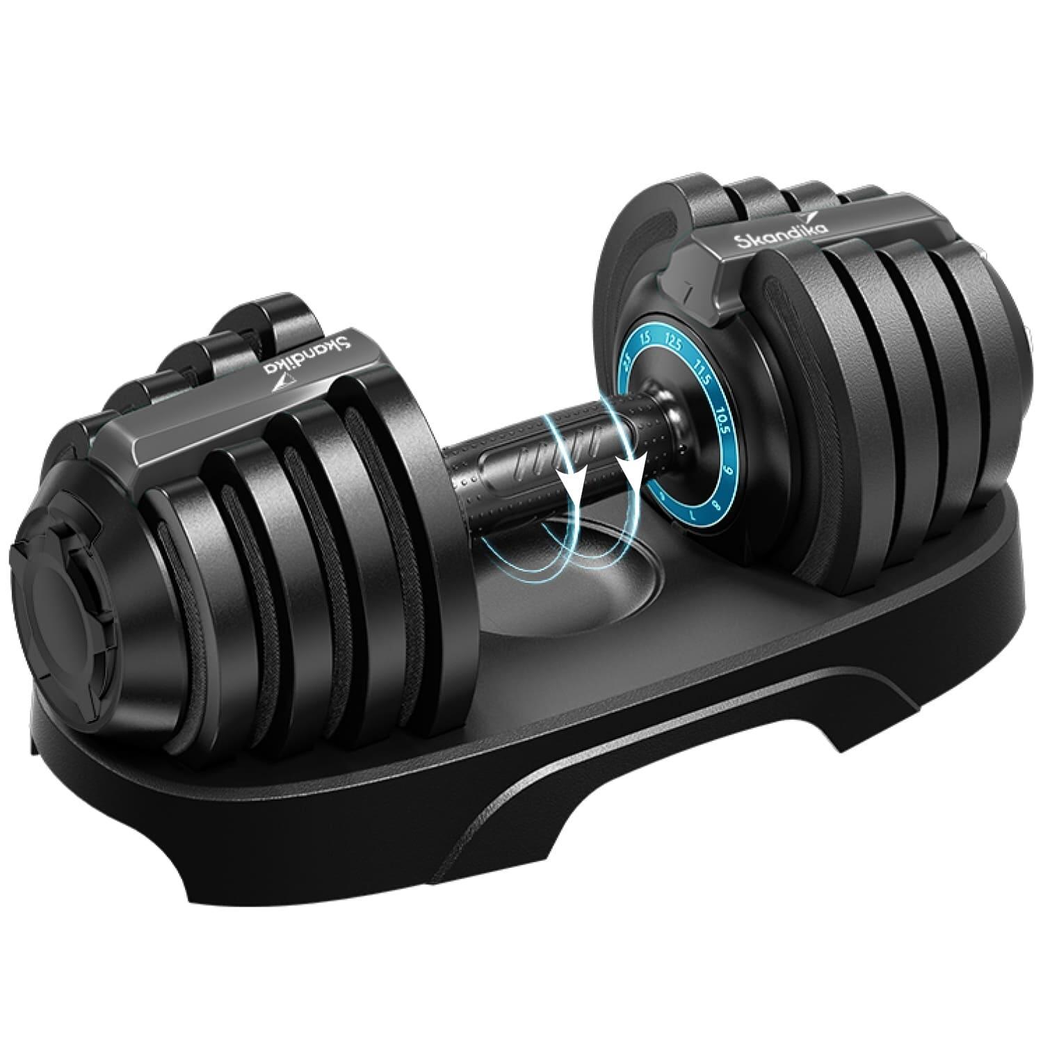 Hantla regulowana Paino od 1,5 do 12,5 kg, 11-stopniowa, ergonomiczny uchwyt