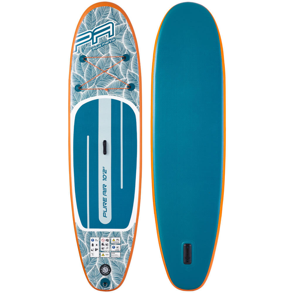 Deska SUP allround uniseks Aqua Marina Pure Air 10'2 Tropic Blue