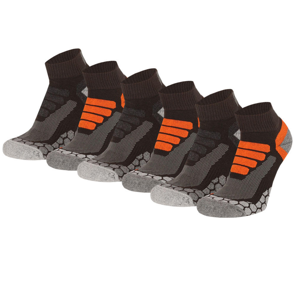 Skarpety turystyczne Xtreme Quarter, 6 par., Multi Green