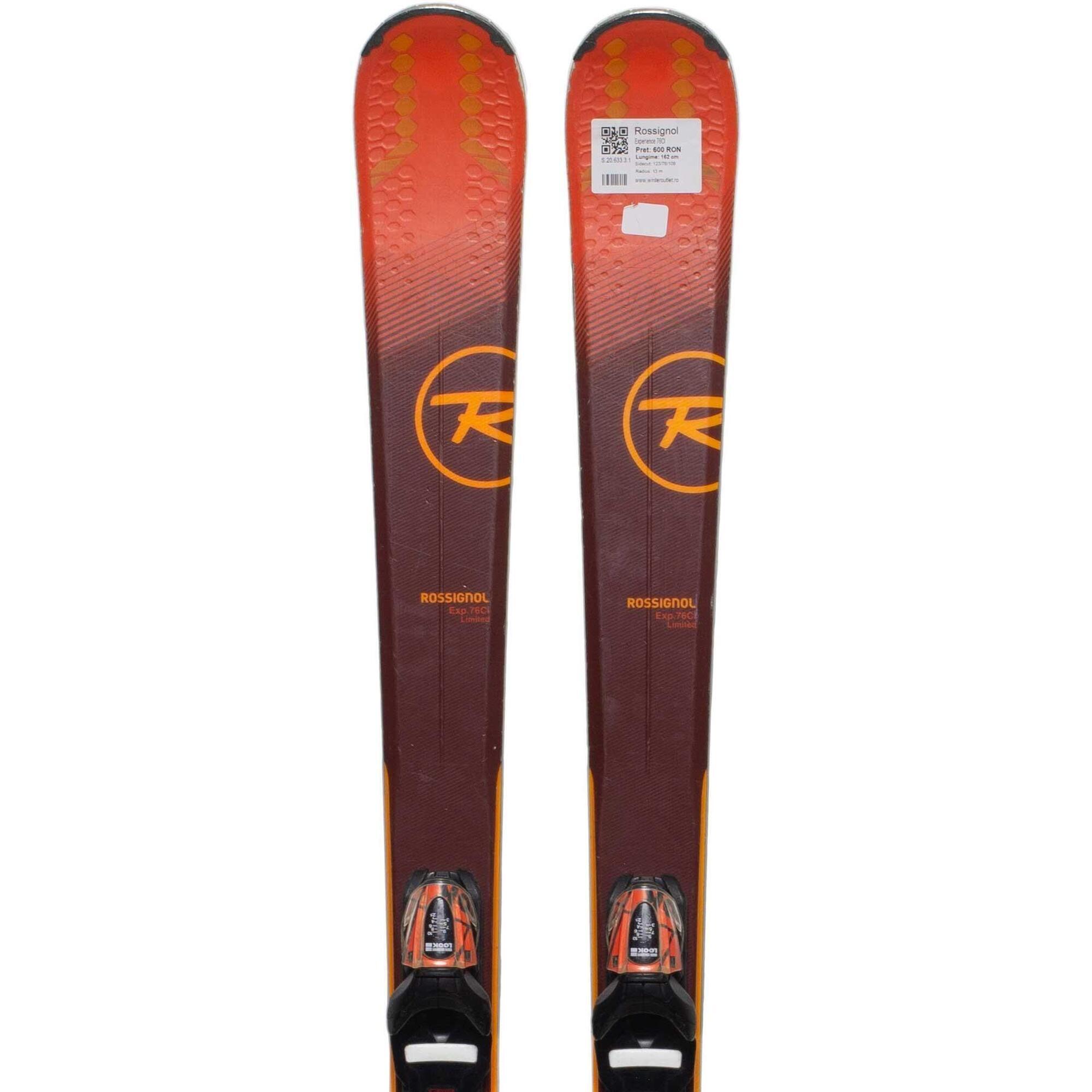 Second Life- Narty ROSSIGNOL Experience 76CI, 162 cm- Stan bardzo dobry