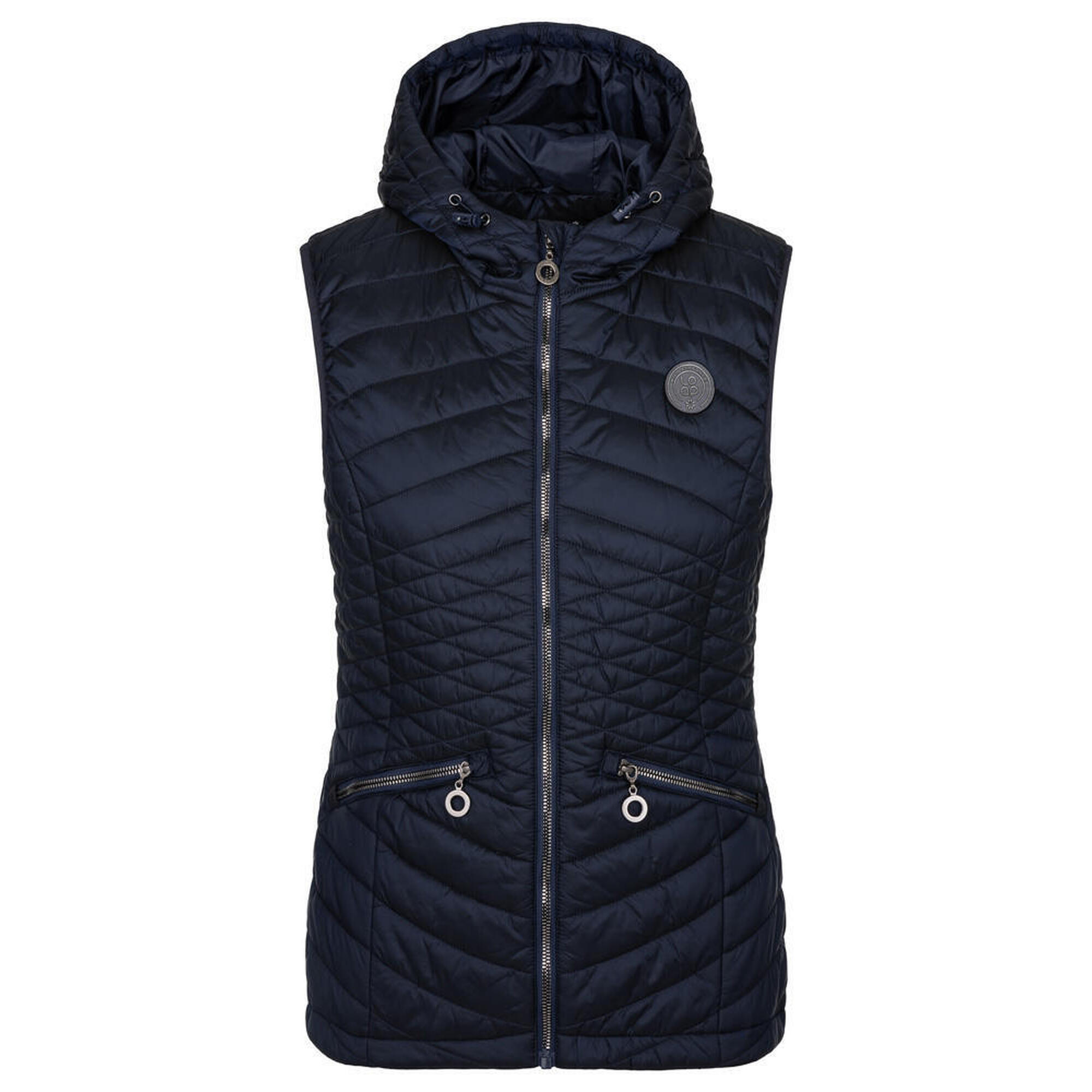 LOAP Ilmanax damska pikowana kamizelka niebieska, S.