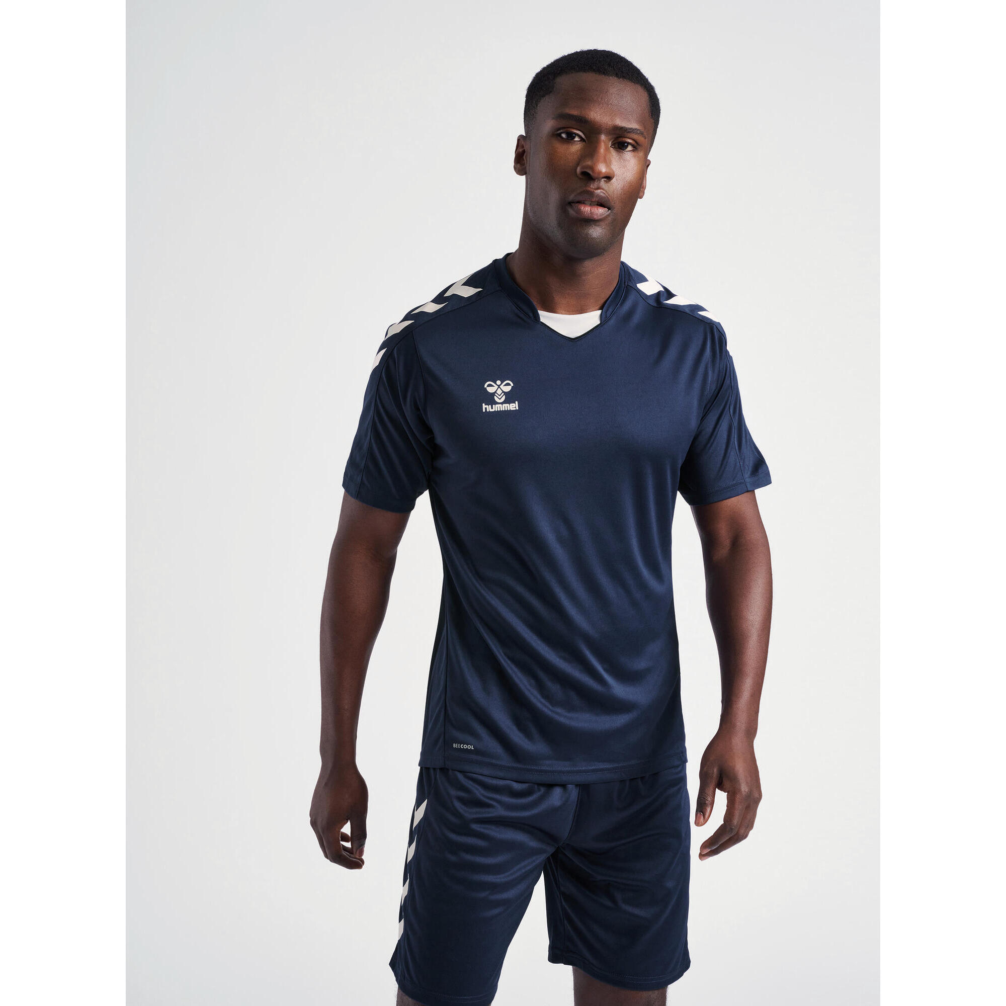 Koszulka piłkarska z krótkim rękawem męska Hummel Core XK Poly Jersey S/S