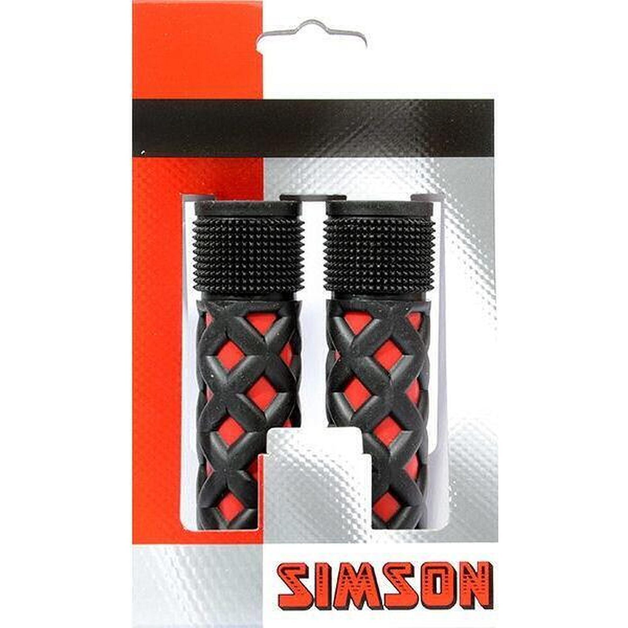 Chwyty Dziecięce - Czerwono/Czarne