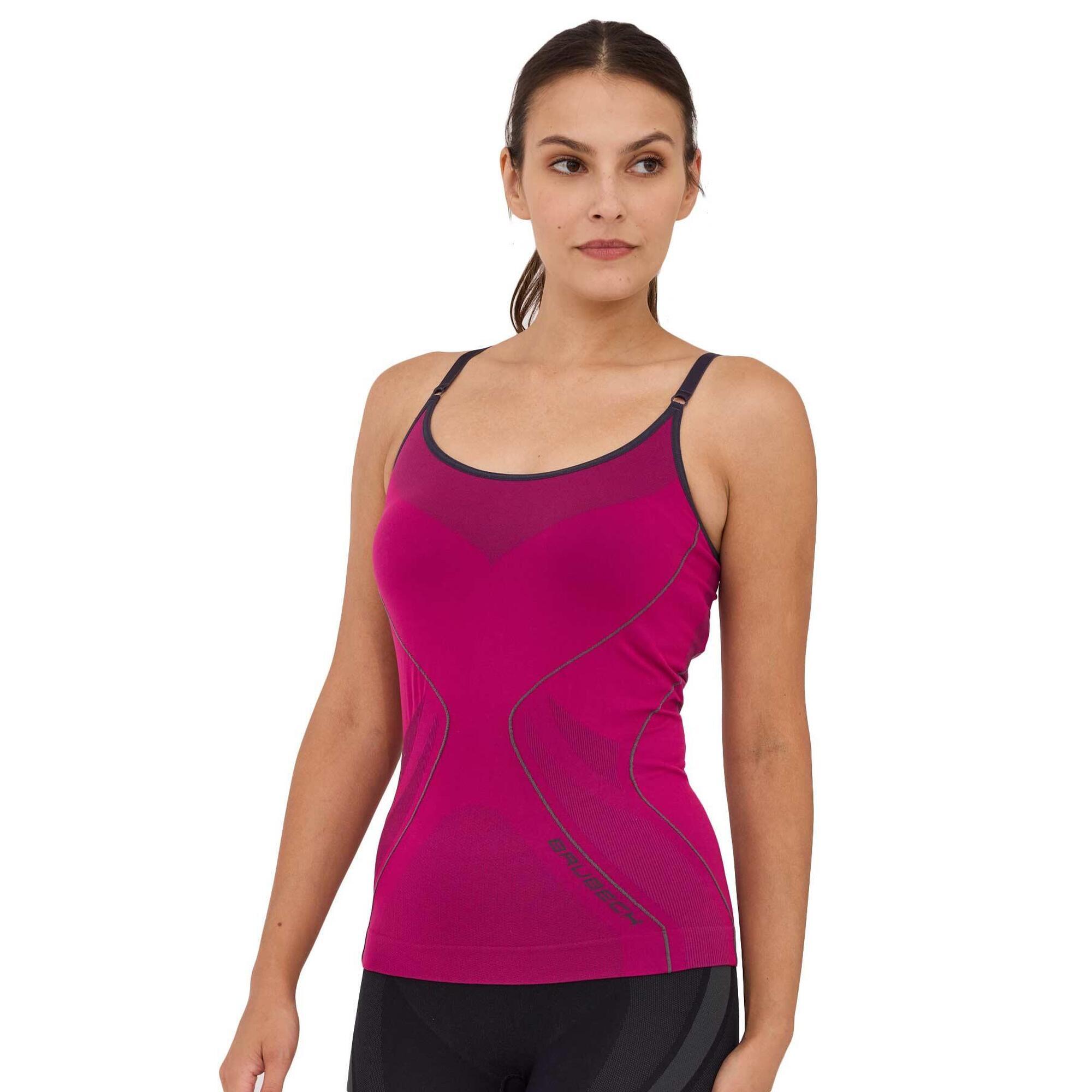 Koszulka damska na ramiączkach Brubeck FITNESS