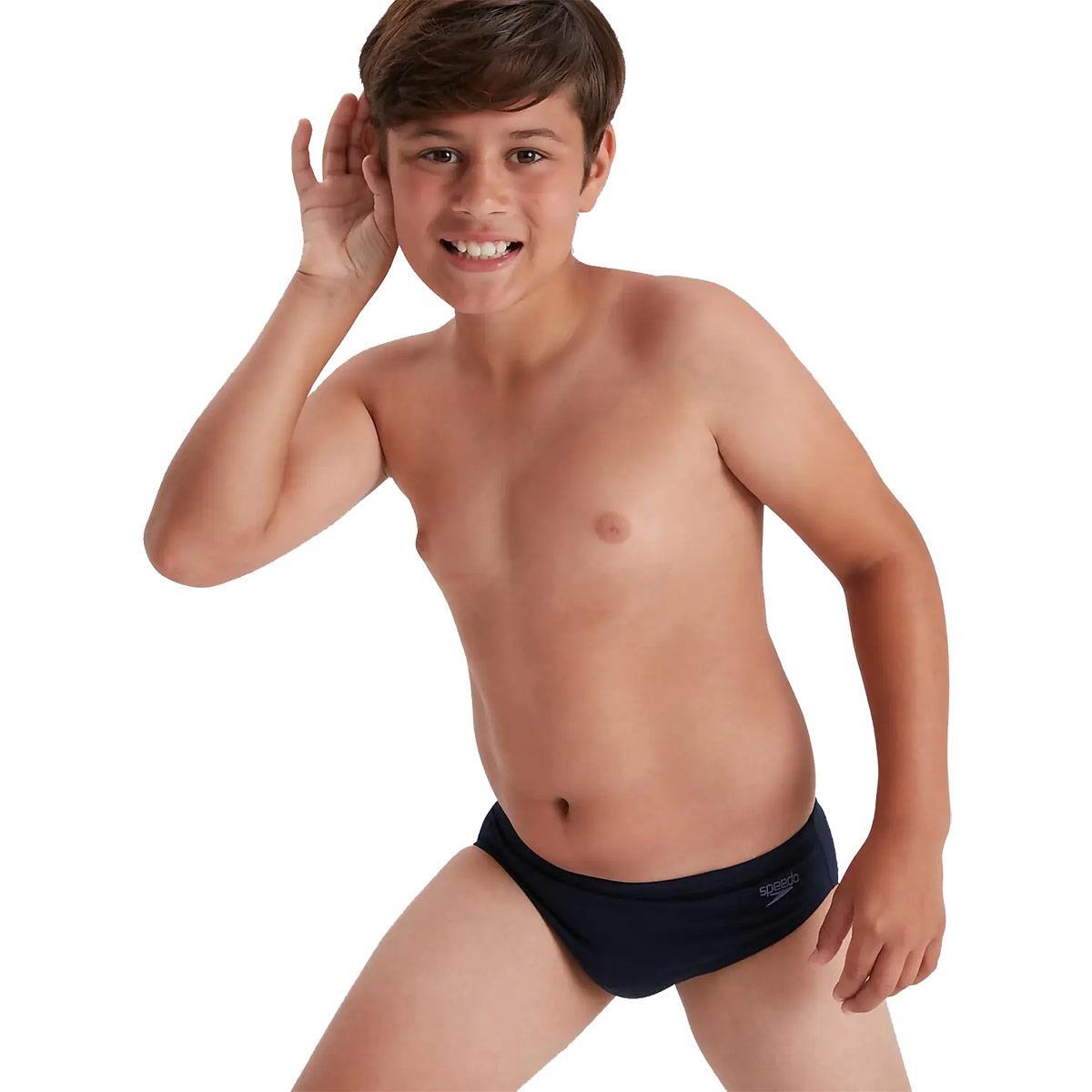 Slipy Speedo Boys Endurance+ – Granatowe – Rozmiar 15–16