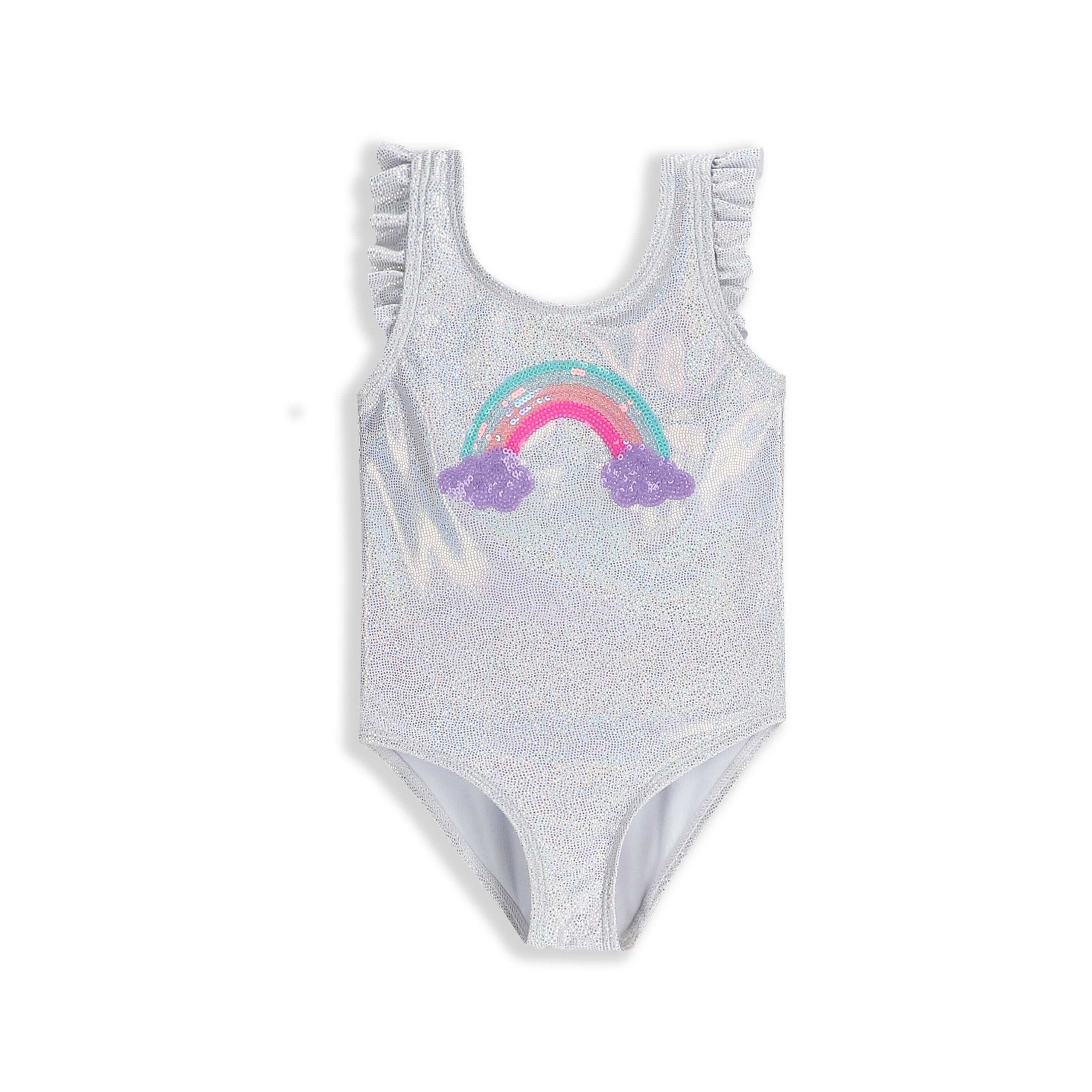 Strój jednoczęściowy pływacki dziecięcy Lemon Explore WL5 z falbanką