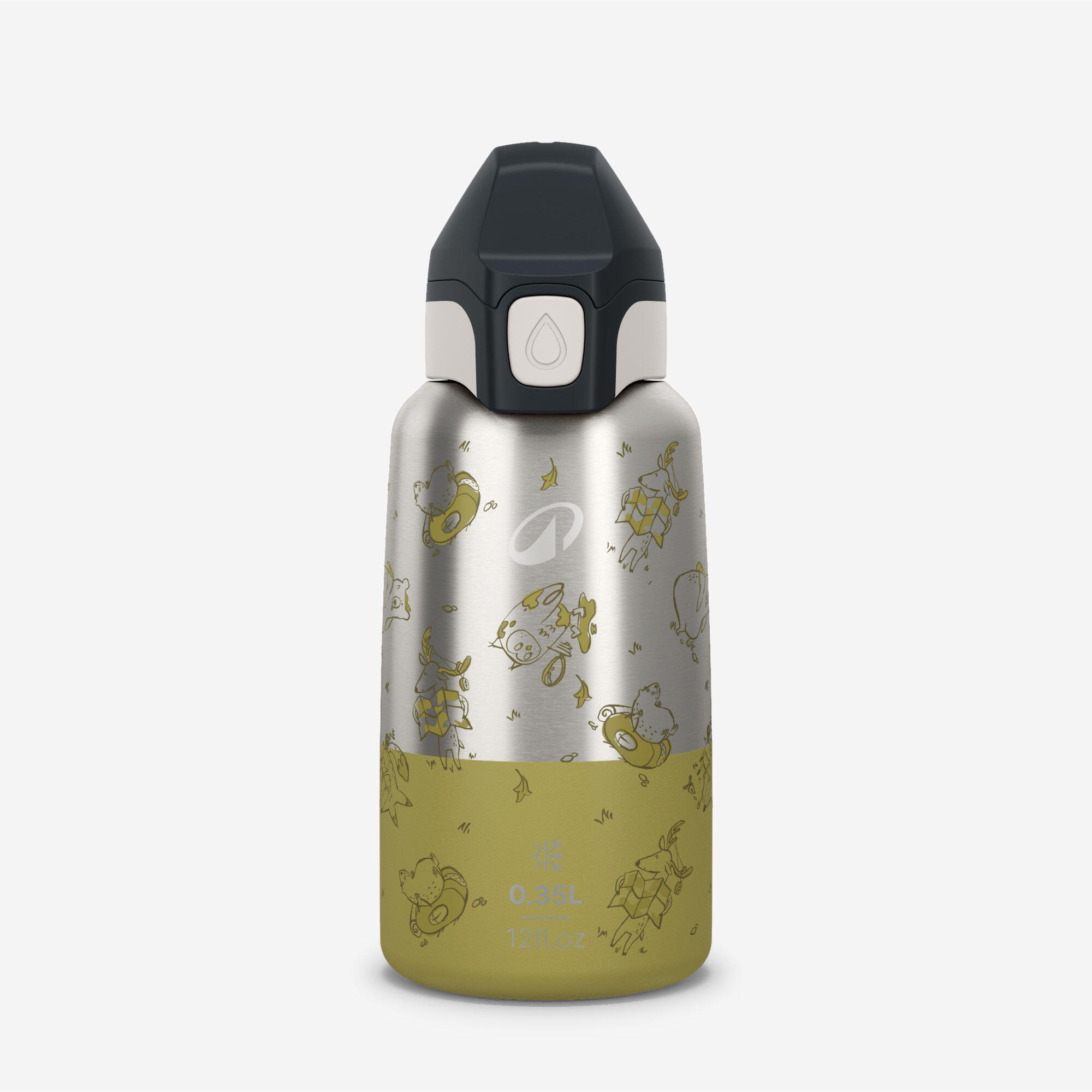 Termos turystyczny dla dzieci stal nierdzewna Quechua 900 0,35 l